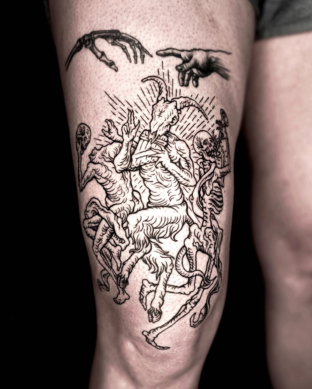 Tattoo by @sashawoland β blackwork, illustrative