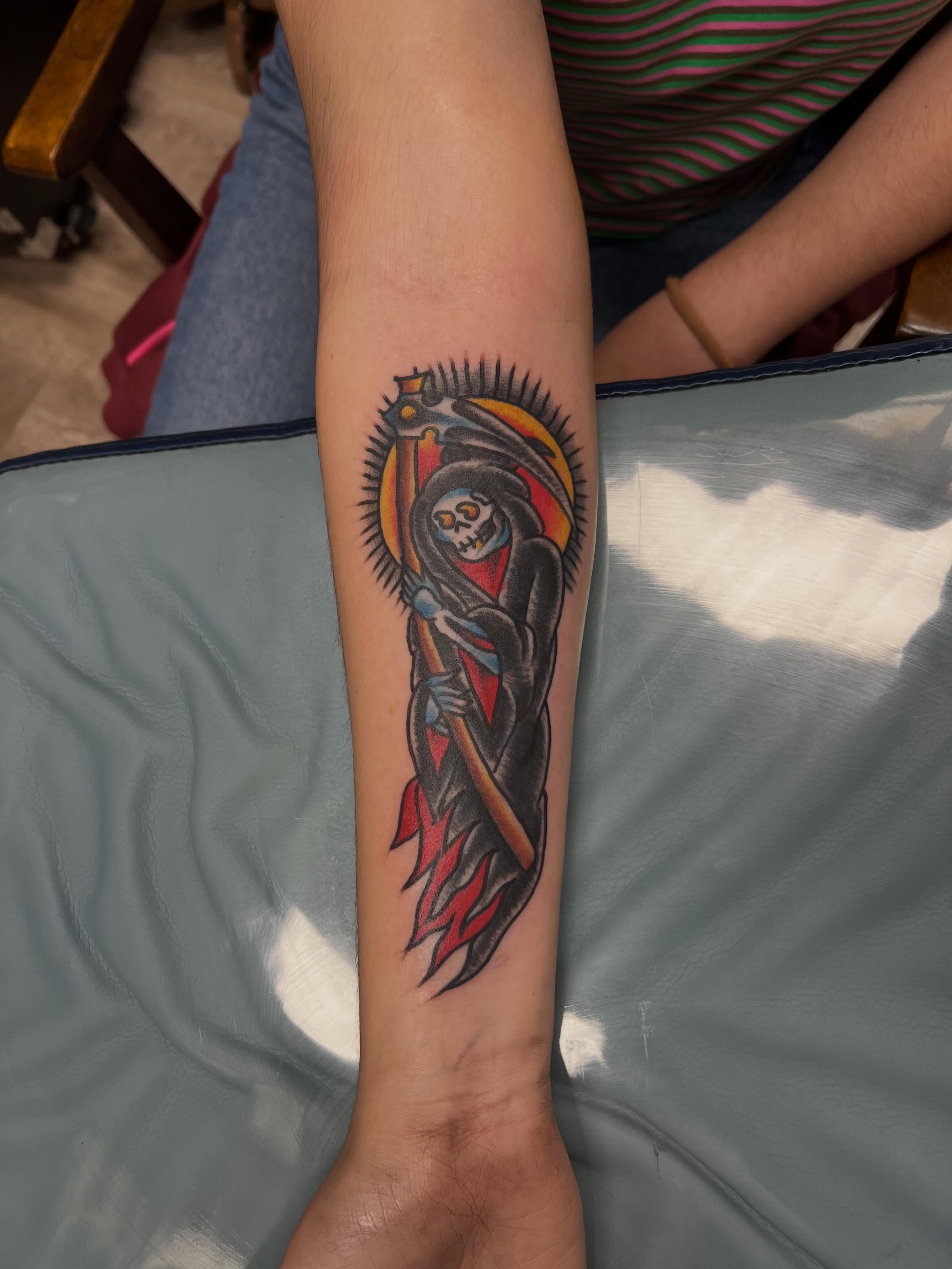 Tattoo by @geaux_catfish — american_traditional