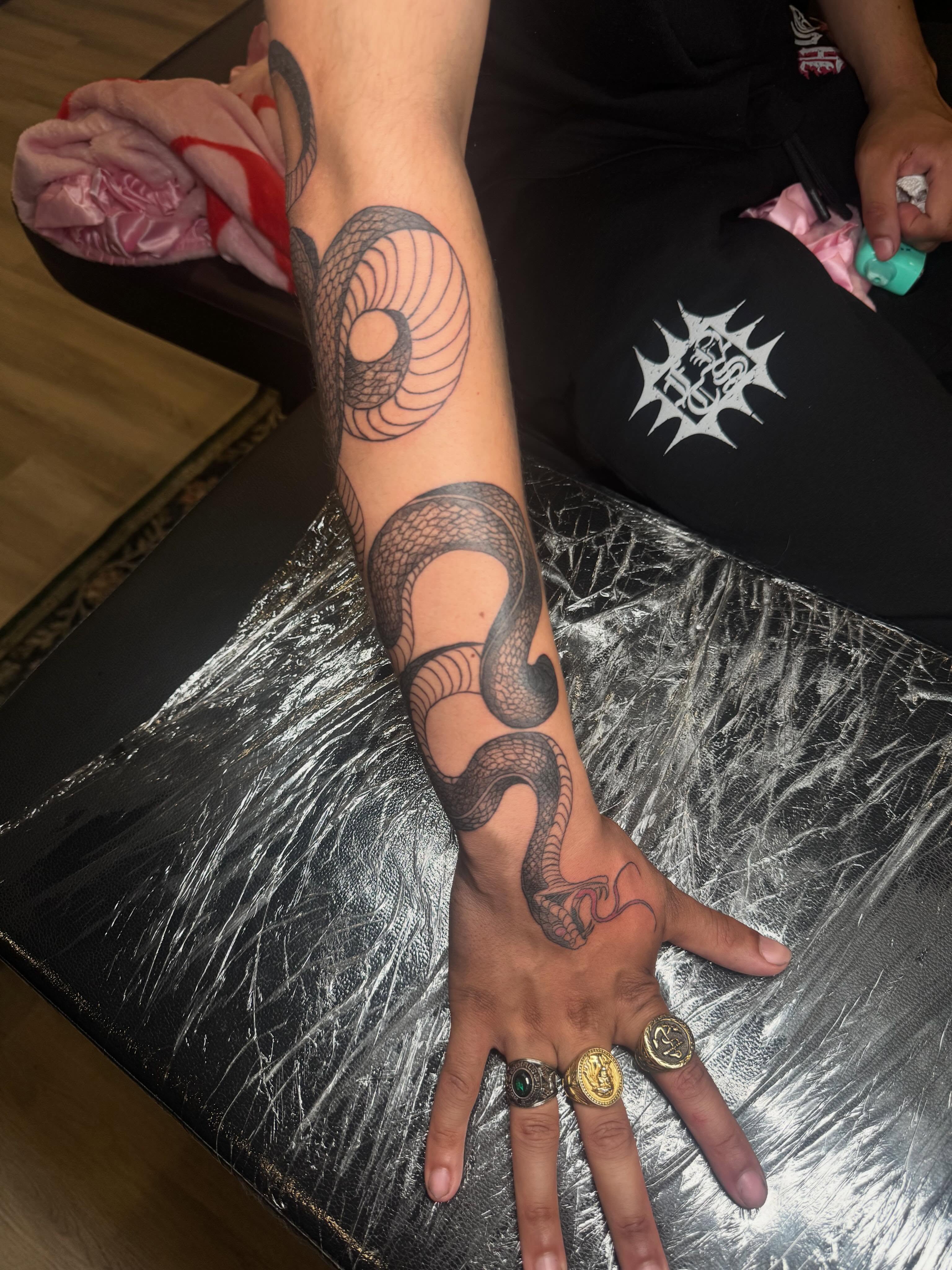 Tattoo by @tattedbytam — black_and_grey