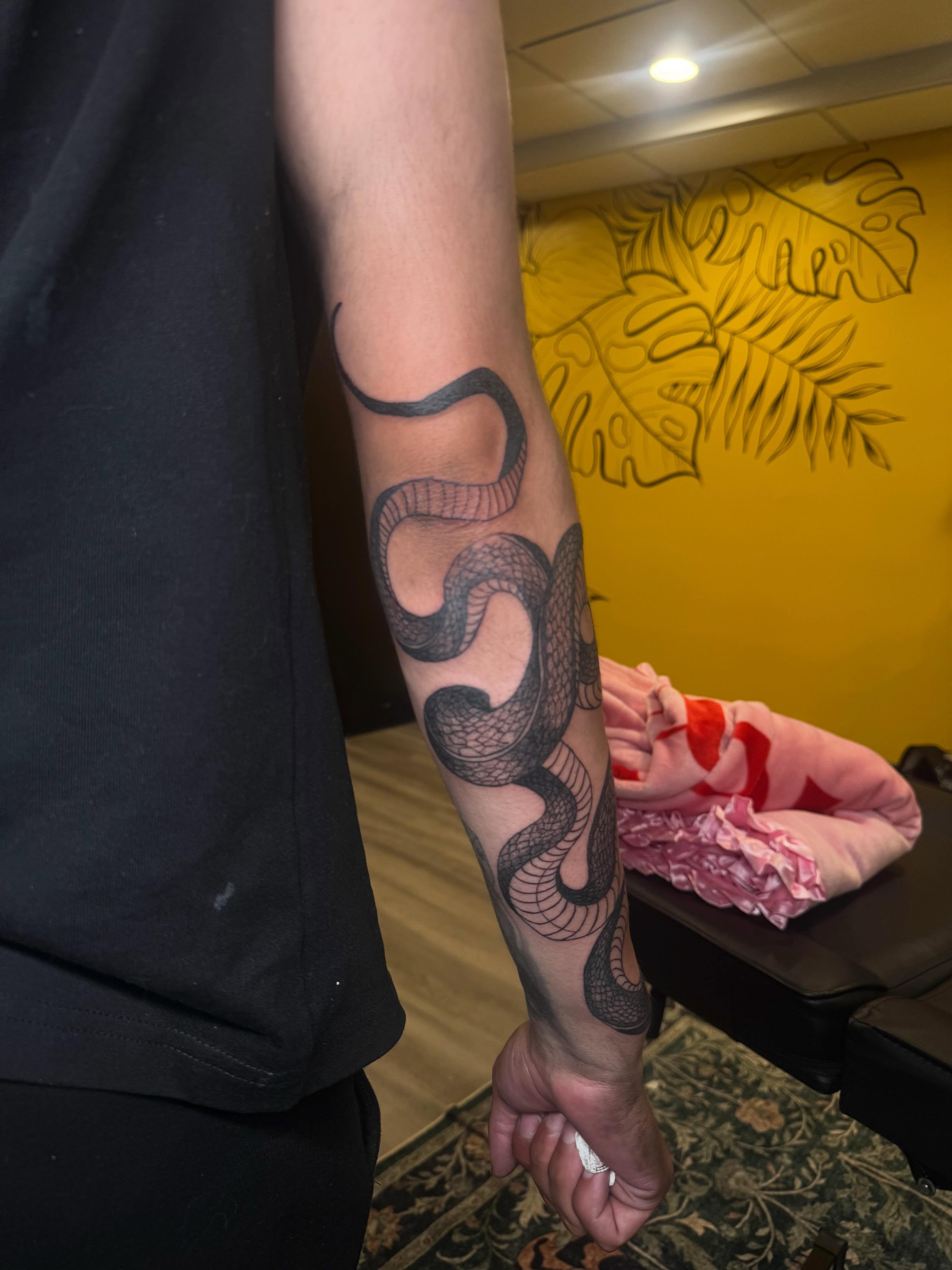 Tattoo by @tattedbytam — black_and_grey