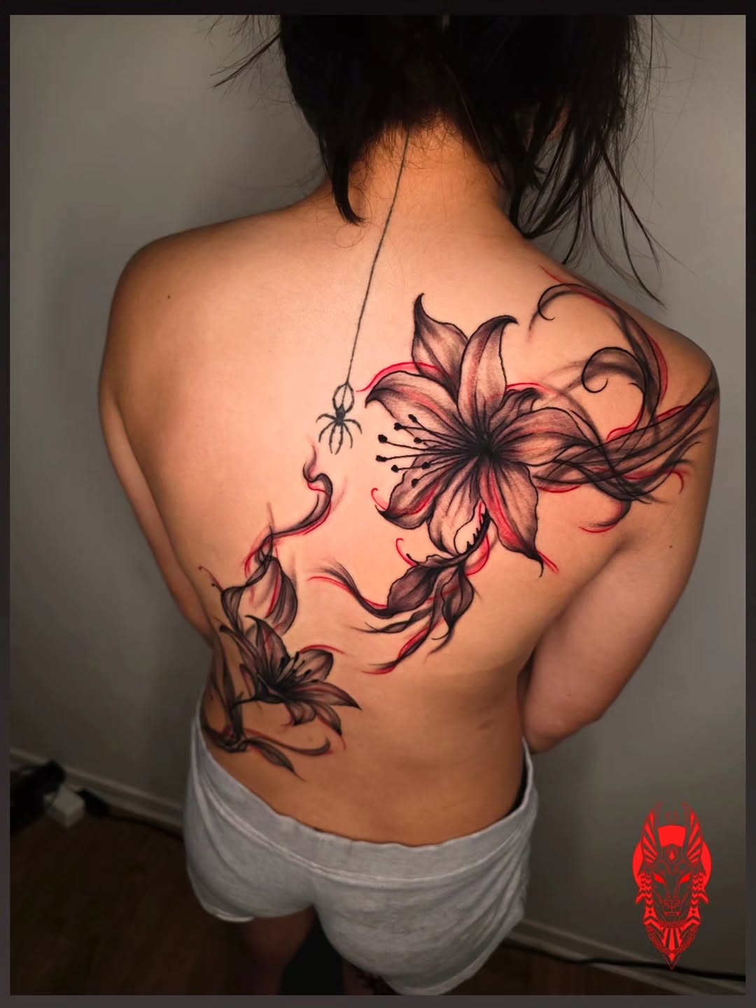 Tattoo by @brytrue_tattoo — dark_realism, trash_polka
