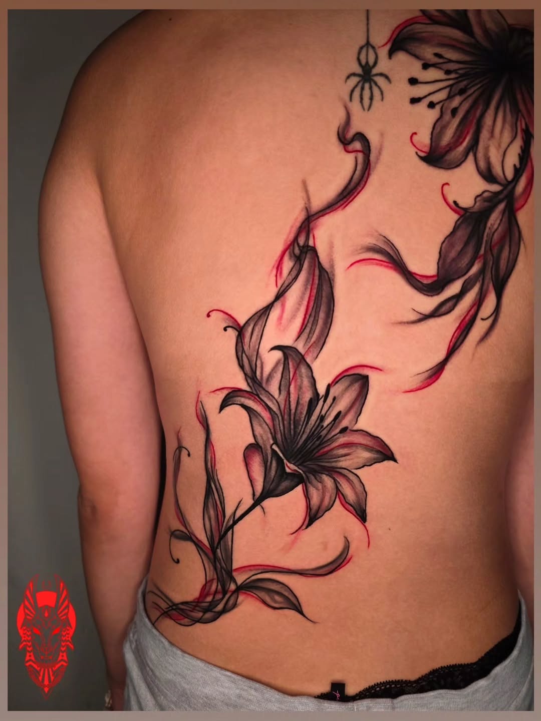 Tattoo by @brytrue_tattoo — black_and_grey, trash_polka