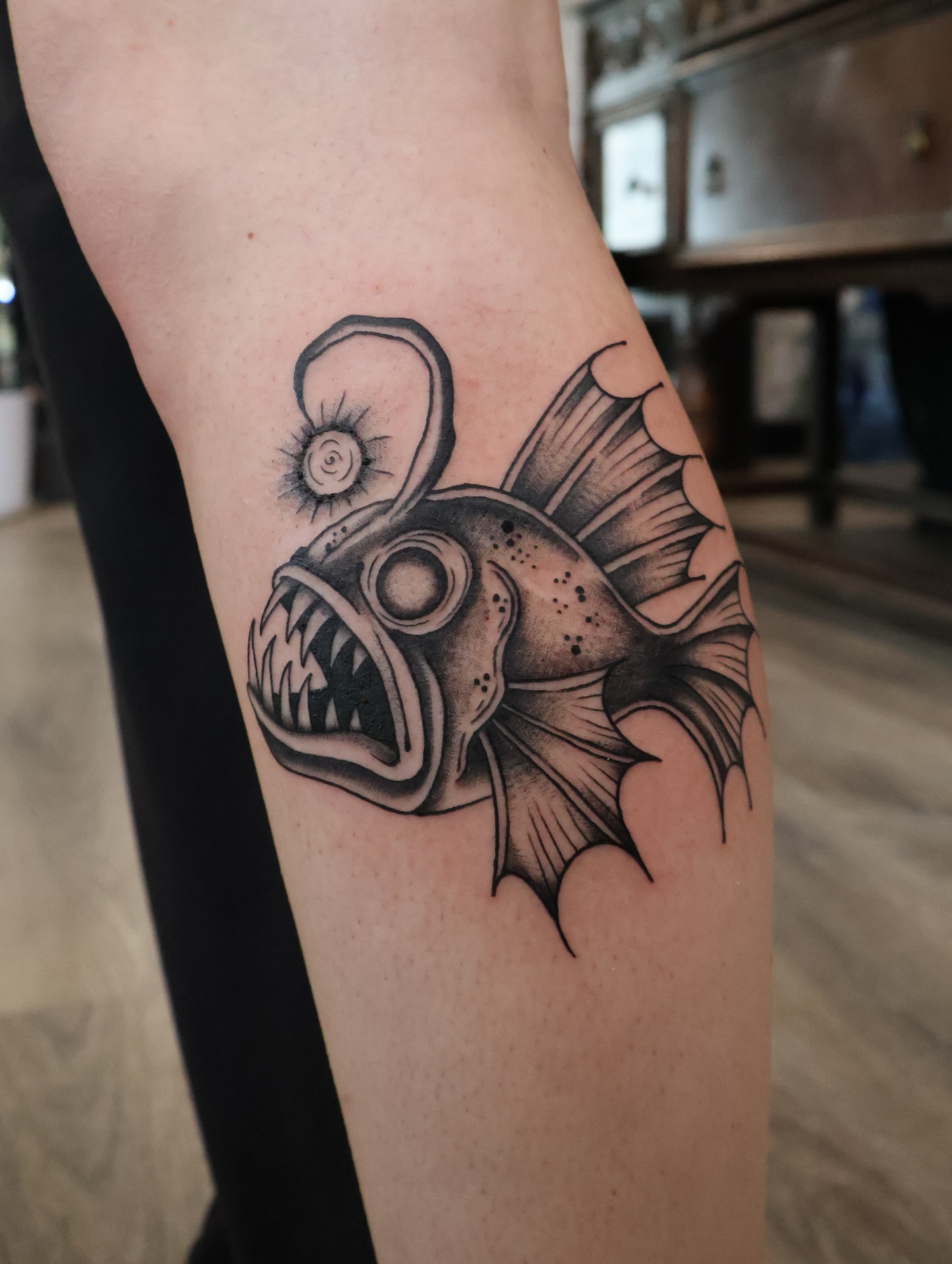 Tattoo by @rachelw.tattoo — black_and_grey