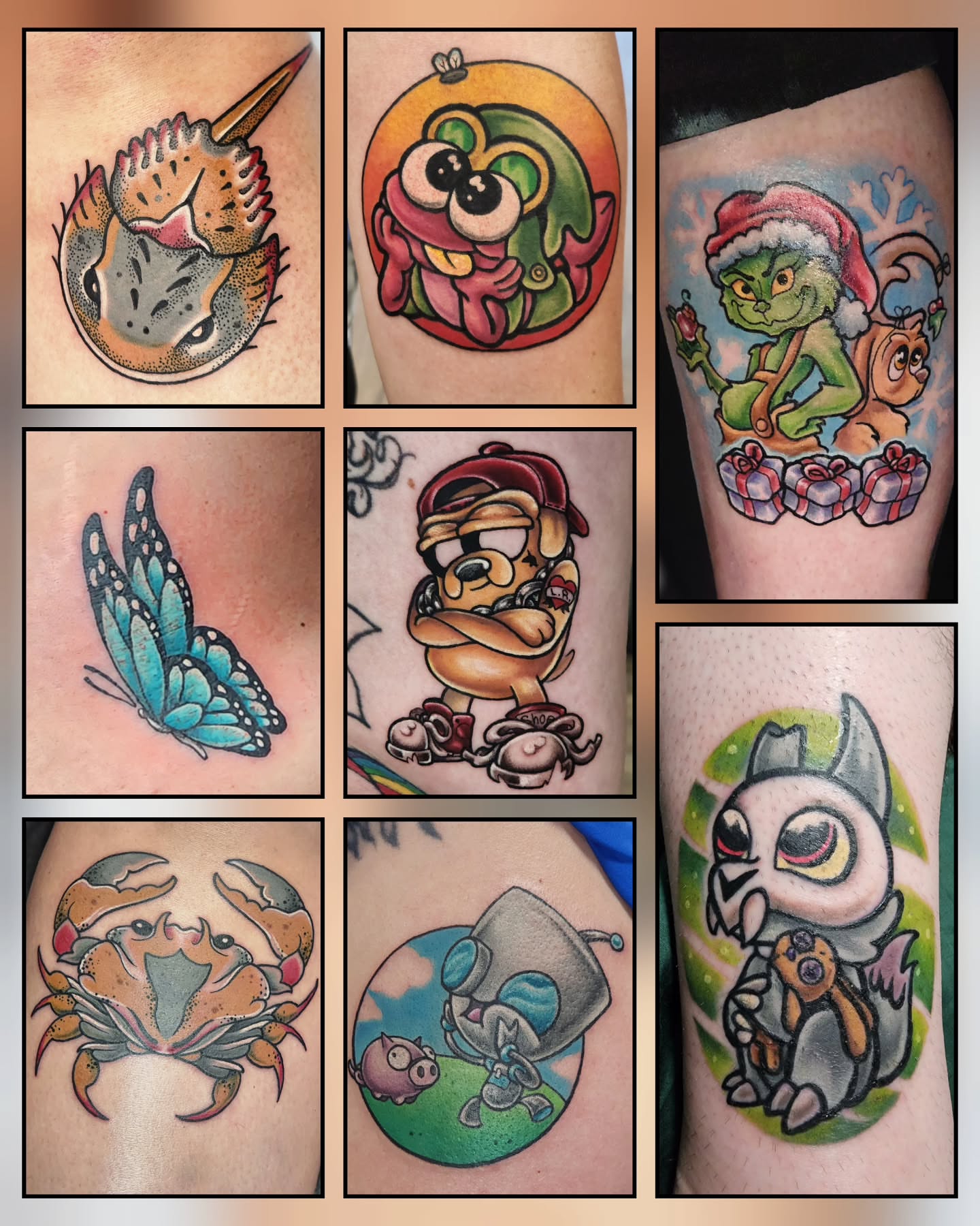 Tattoo portfolio tattoo by Trista Bettfreund (Birdy)