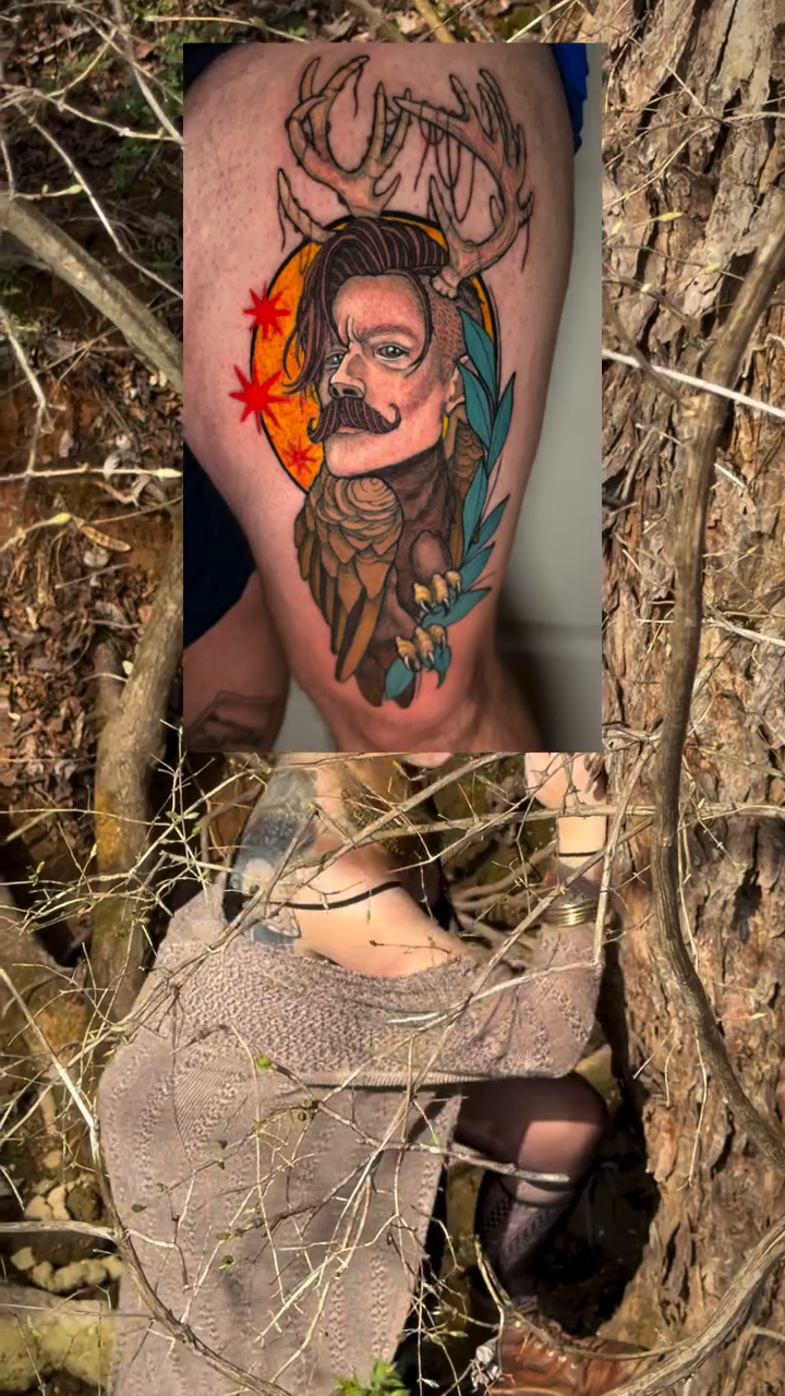 Tattoo by @ditchwitchtattoos — realism, neo_traditional