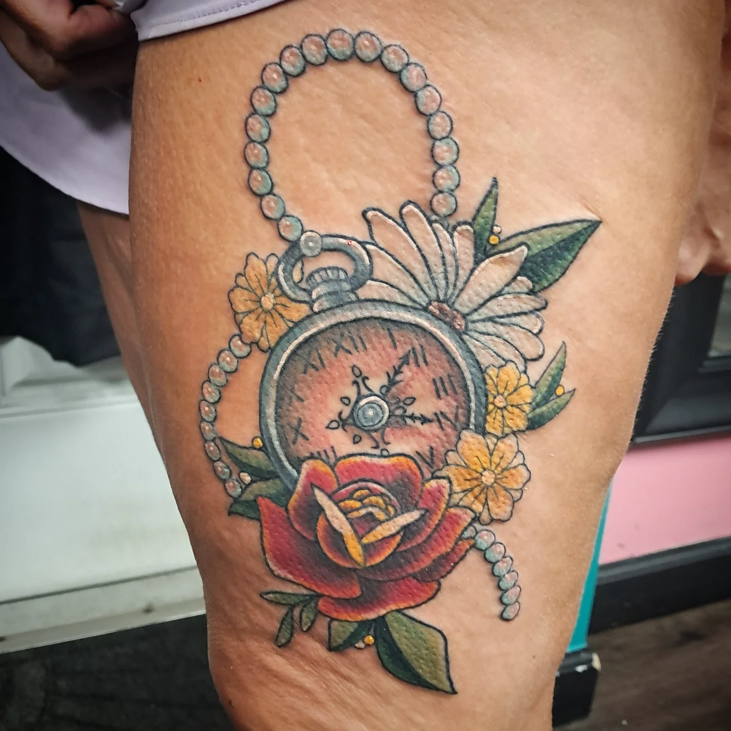 Tattoo by @mucks.tattoos โ american_traditional, dotwork