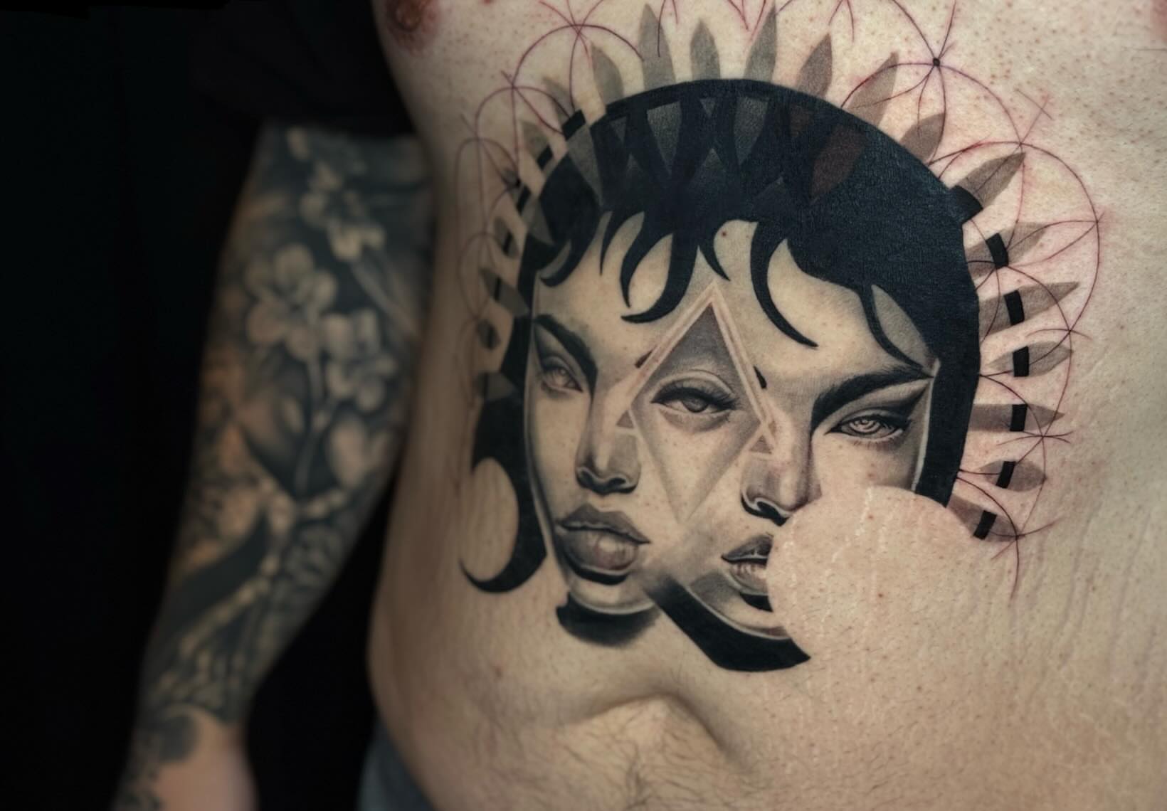 Tattoo by @eyepokes — geometric