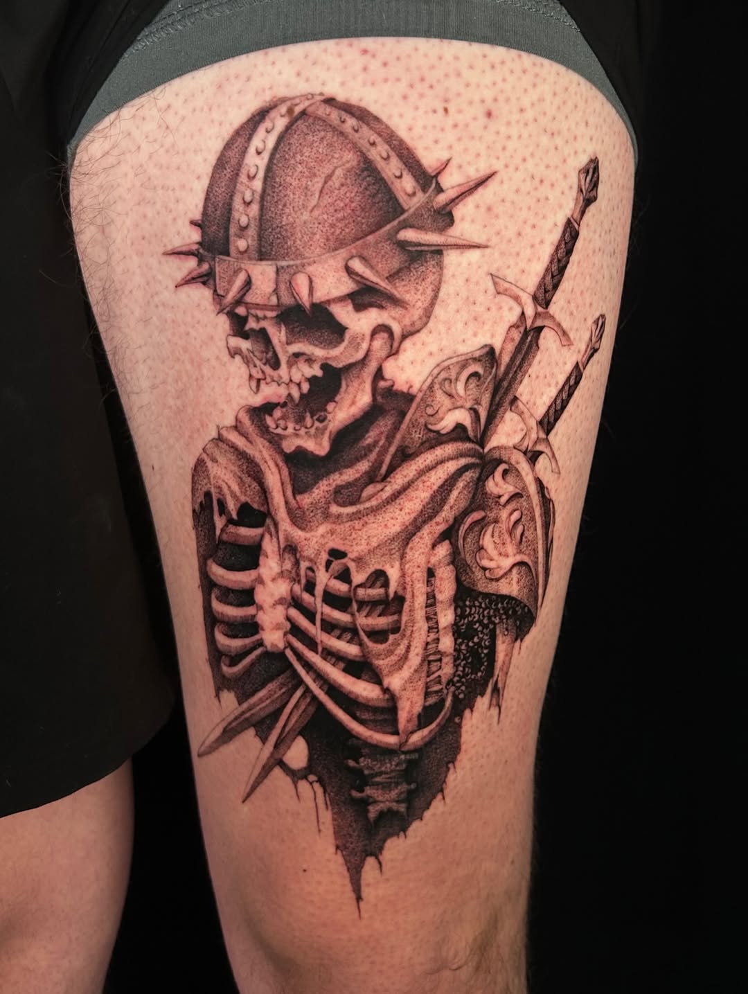 Tattoo by @xx_kipling_xx — dark_realism, dotwork