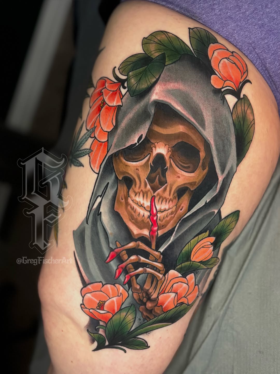 Tattoo by @gregfischerart โ neo_traditional, realism
