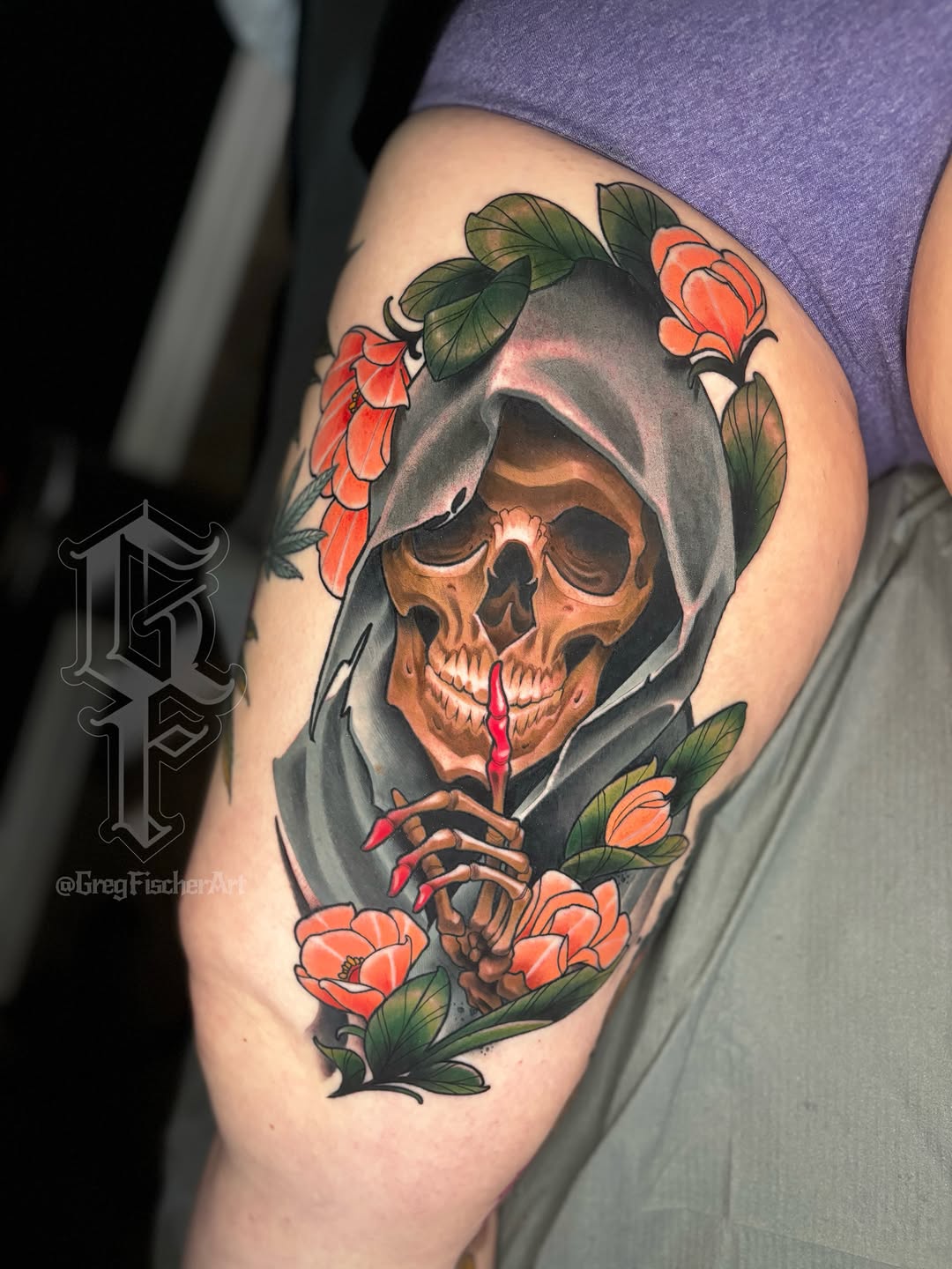 Tattoo by @gregfischerart โ neo_traditional, realism