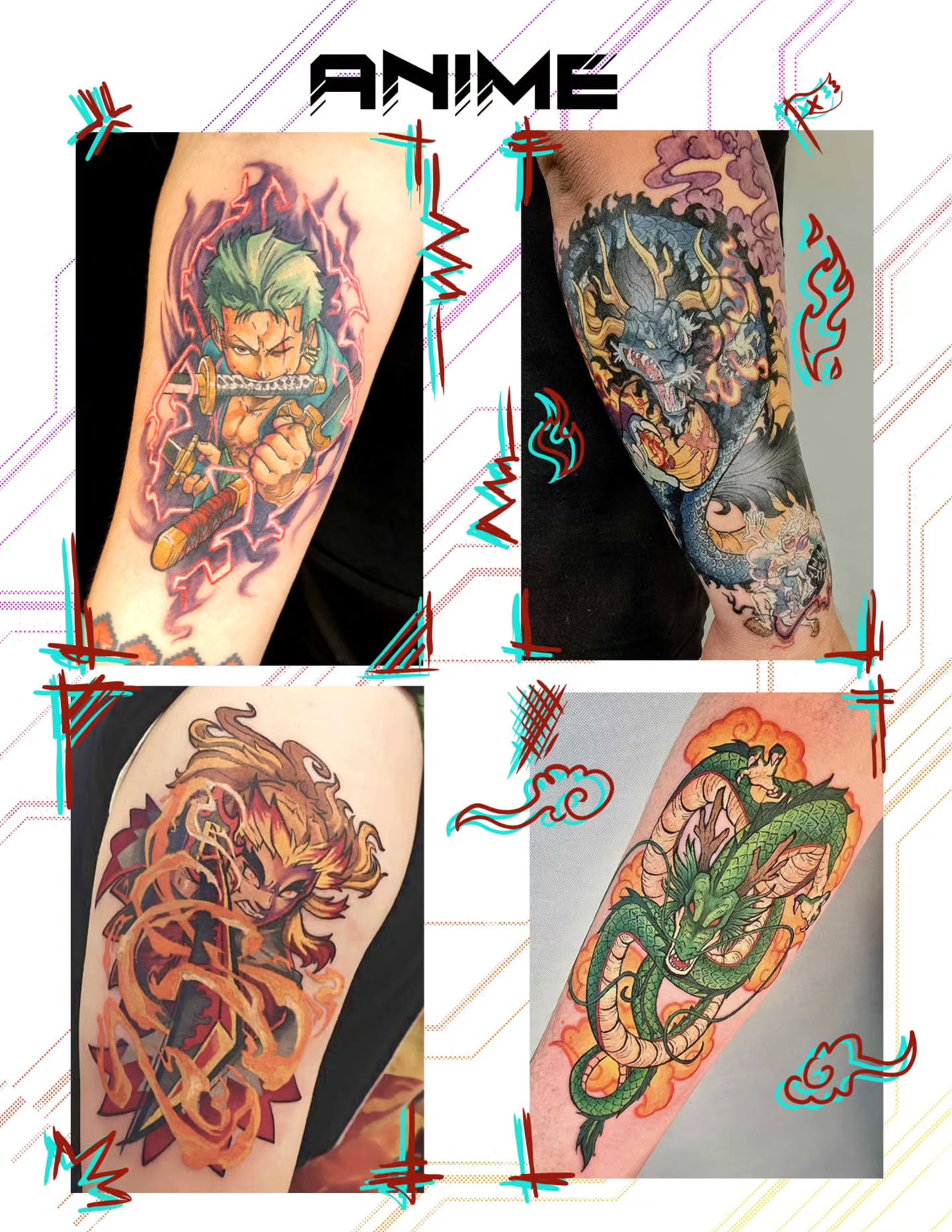 Tattoo by @dragonrock_tattoos — anime