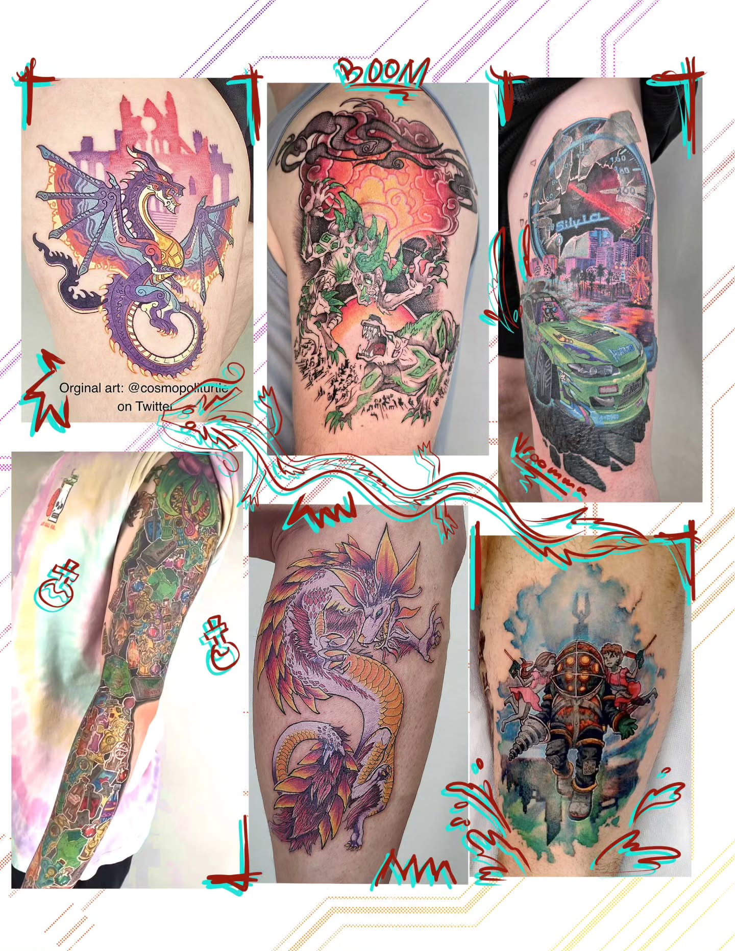 Tattoo by @dragonrock_tattoos — new_school, illustrative