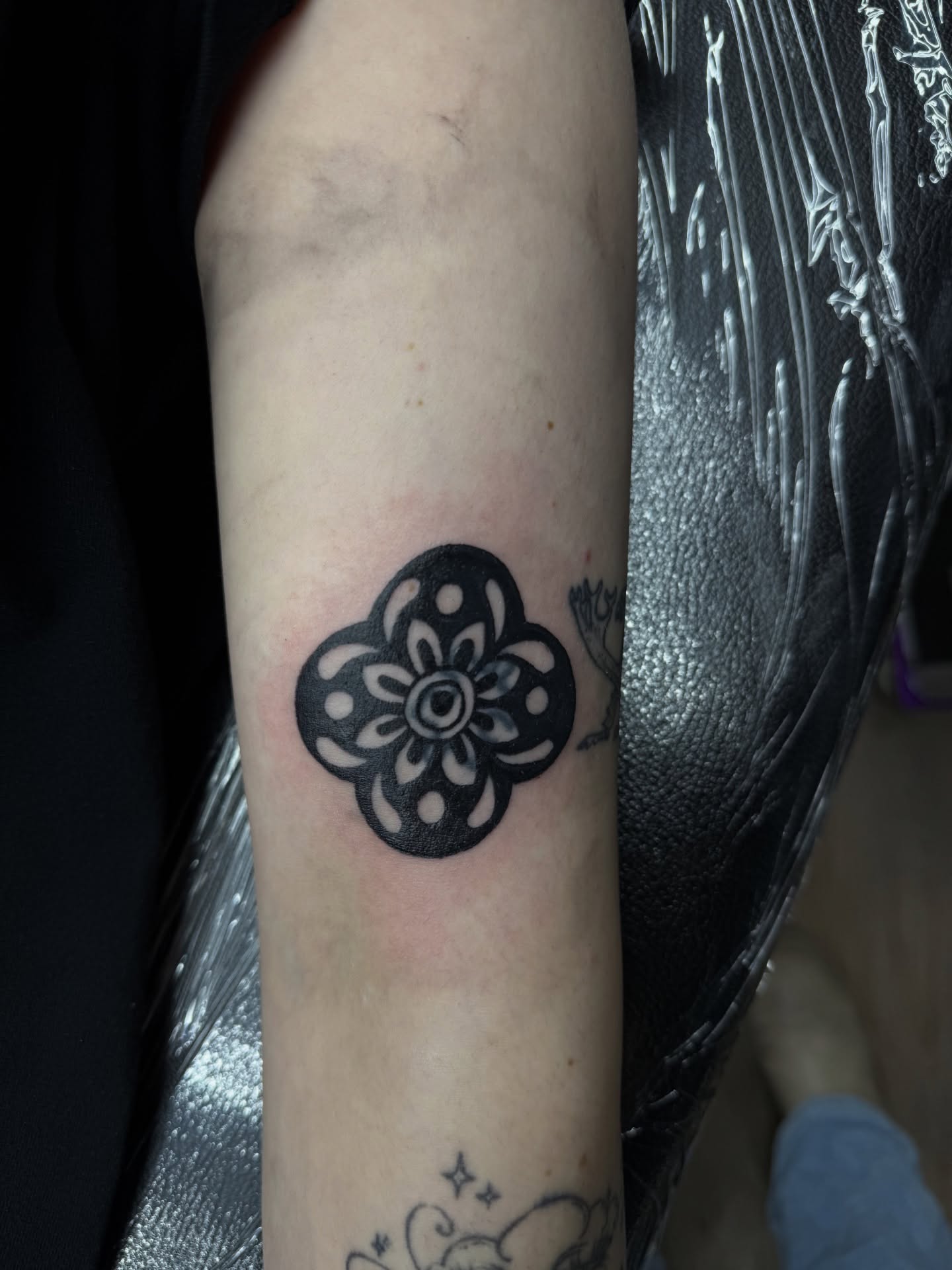 Tattoo by @fig_thetattooer — black_and_grey
