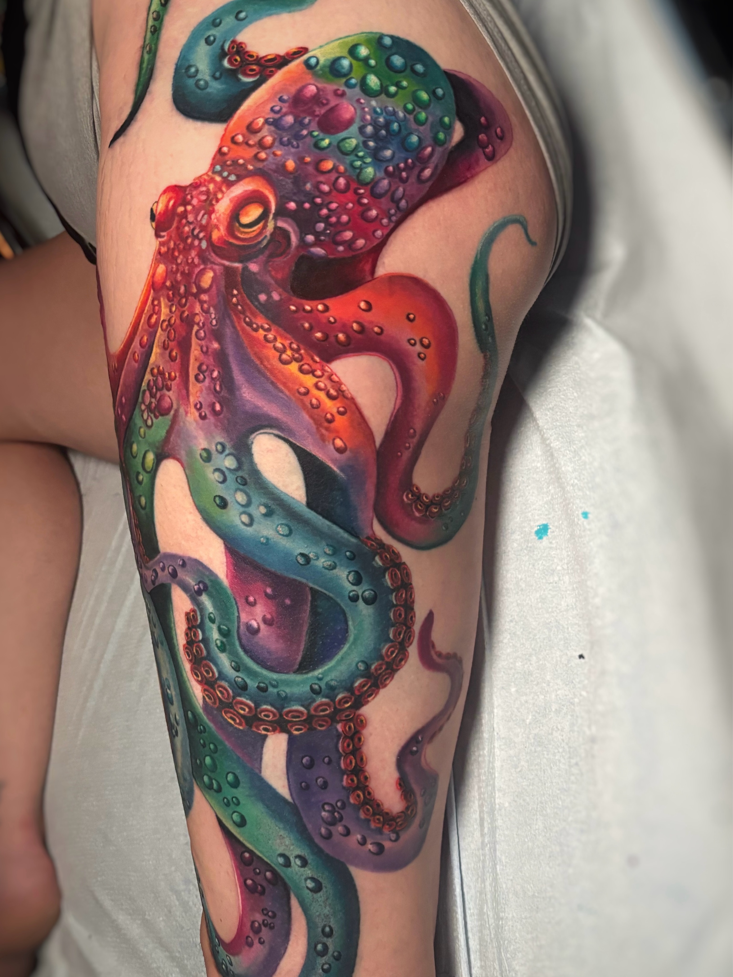 Tattoo by @mlombardiart — dotwork, realism