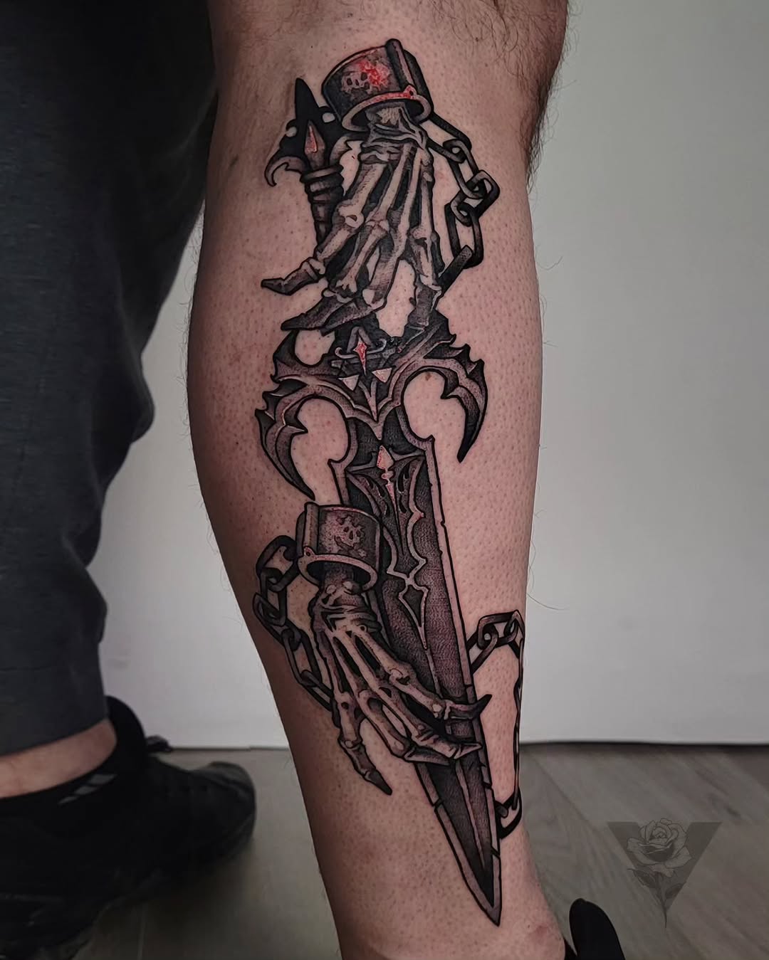 Tattoo by @v_affliction β dark_realism, blackwork