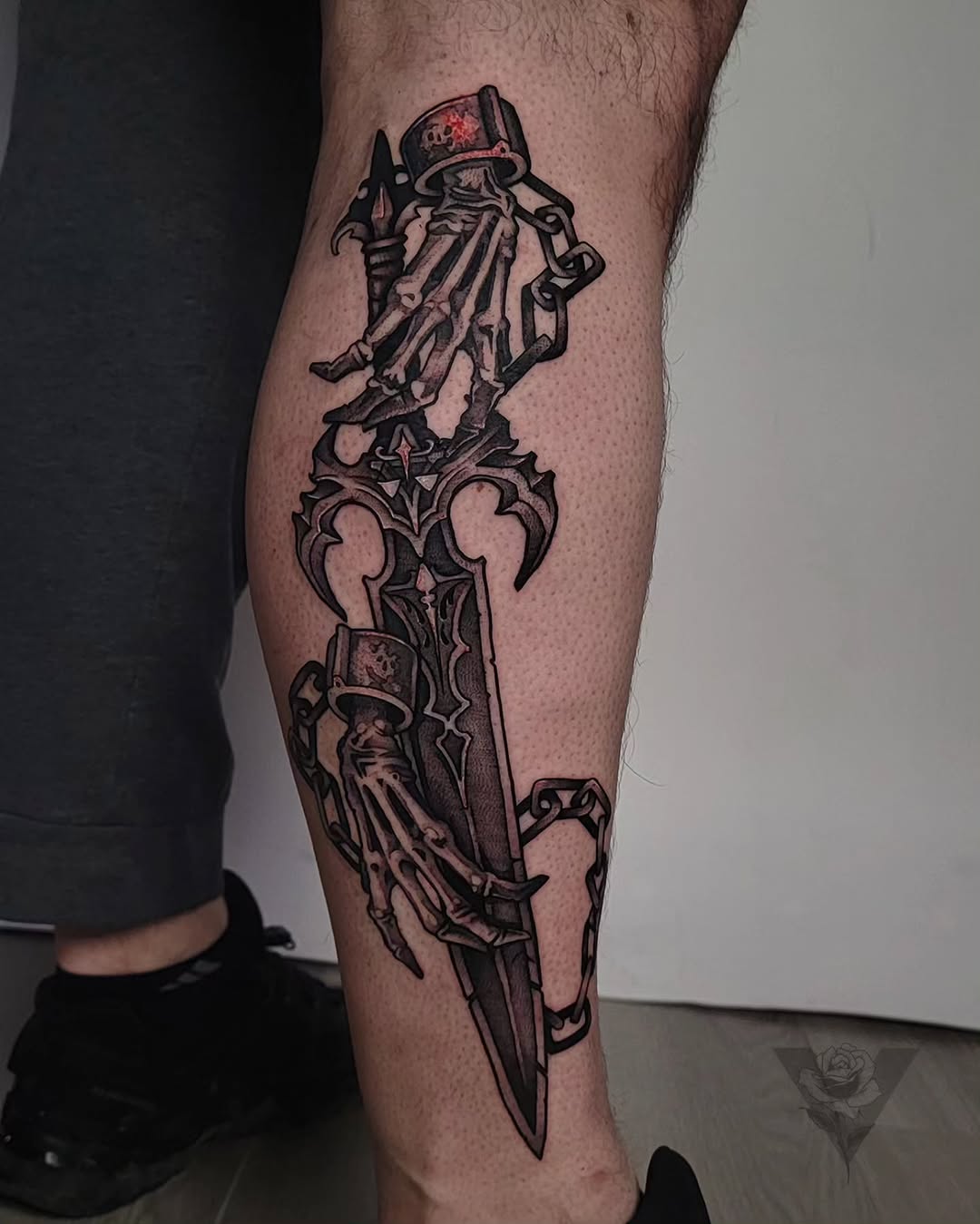 Tattoo by @v_affliction β dark_realism, black_and_grey