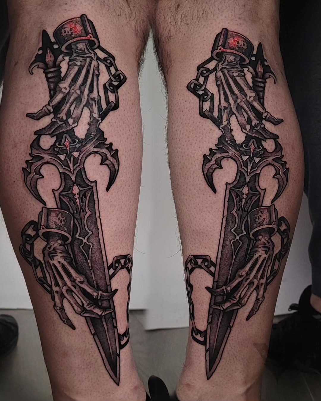 Tattoo by @v_affliction β dark_realism, blackwork