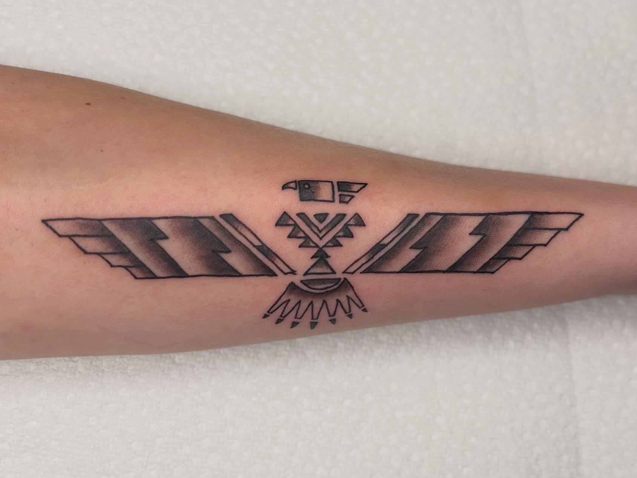 Eagle tribal tattoo on the forearm by ππ‘ππ―π² πππ₯π₯ππ²