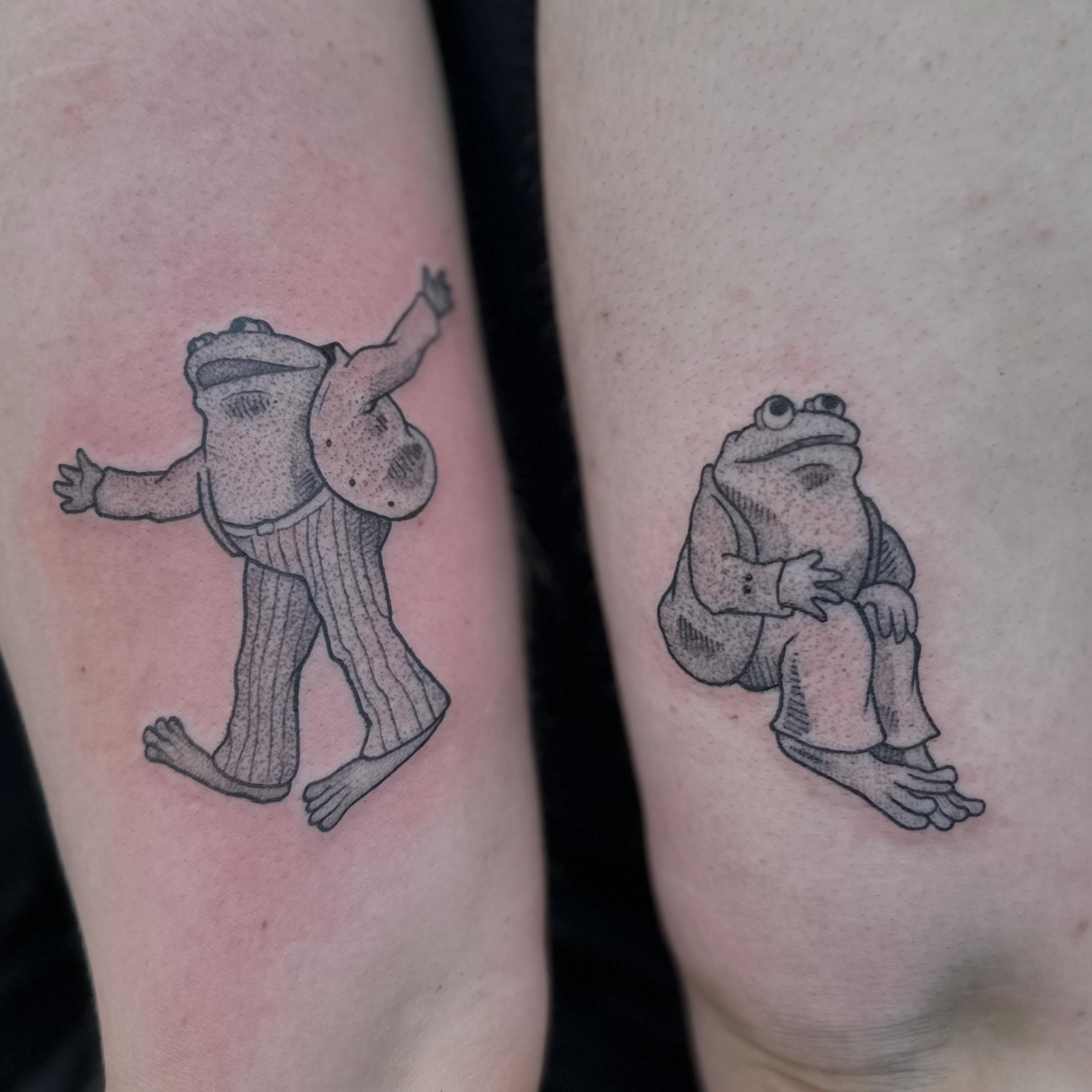 Tattoo by @hyenainks — dotwork