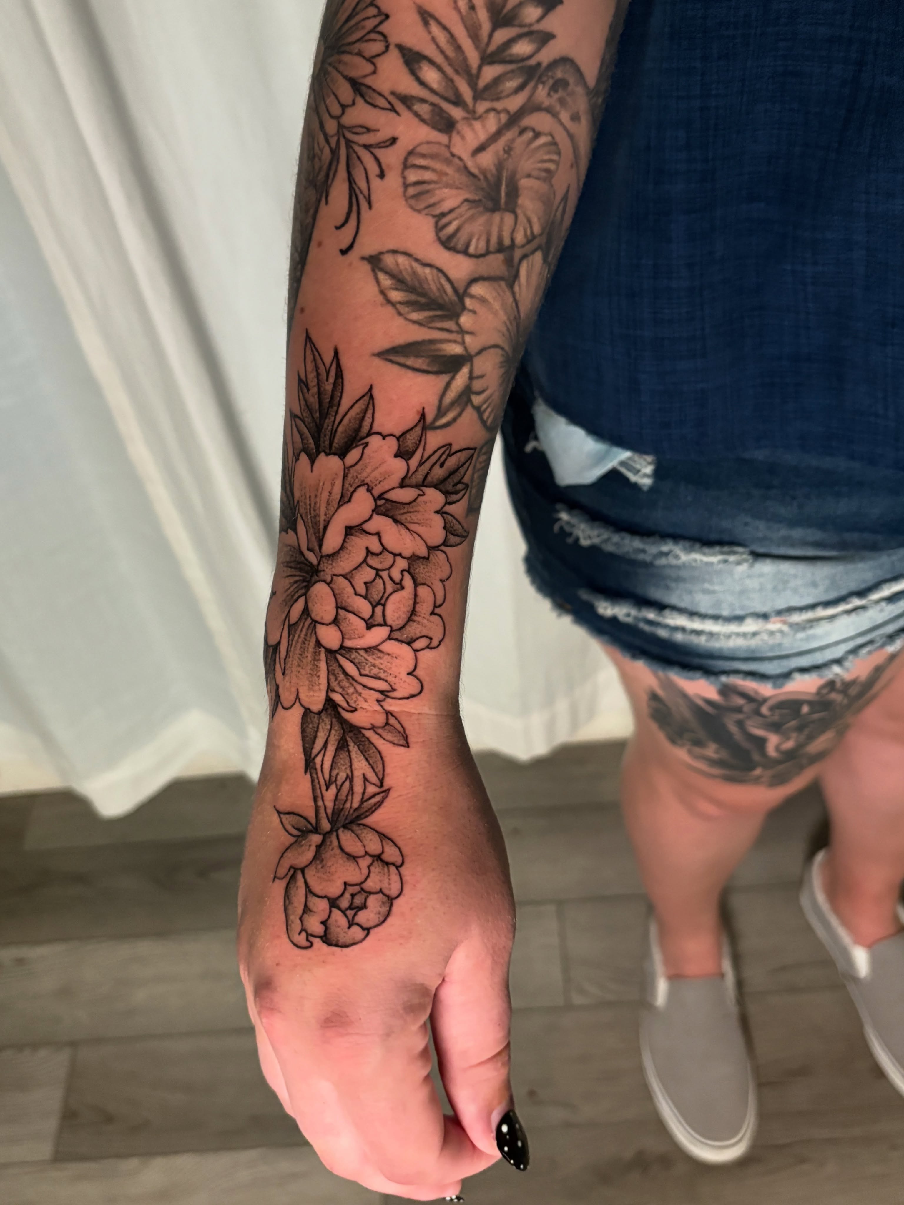 Tattoo by @jackie_tattoos — black_and_grey