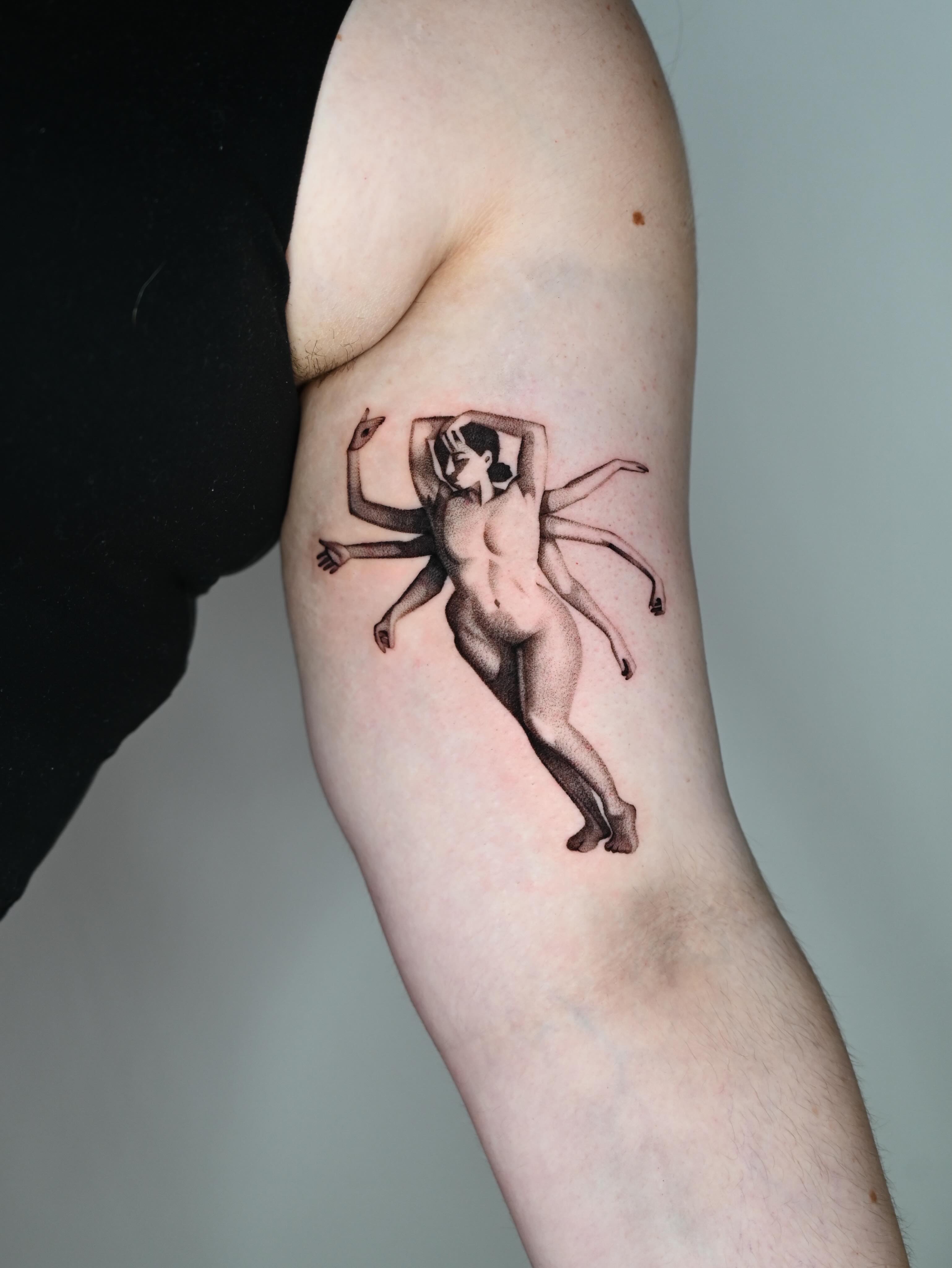 Tattoo by @domcozzaart — black_and_grey, realism