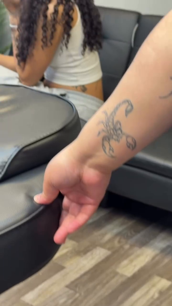 Scorpion tattoo on forearm tattoo on the upper arm by XoXandrea.Ink, Kansas City, Missouri