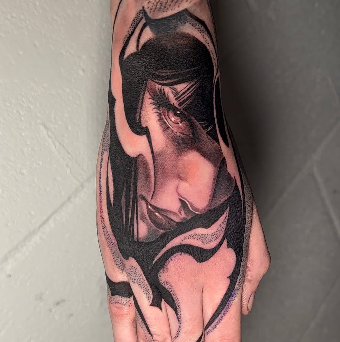 Tattoo by @svetlanatattoos — black_and_grey, realism
