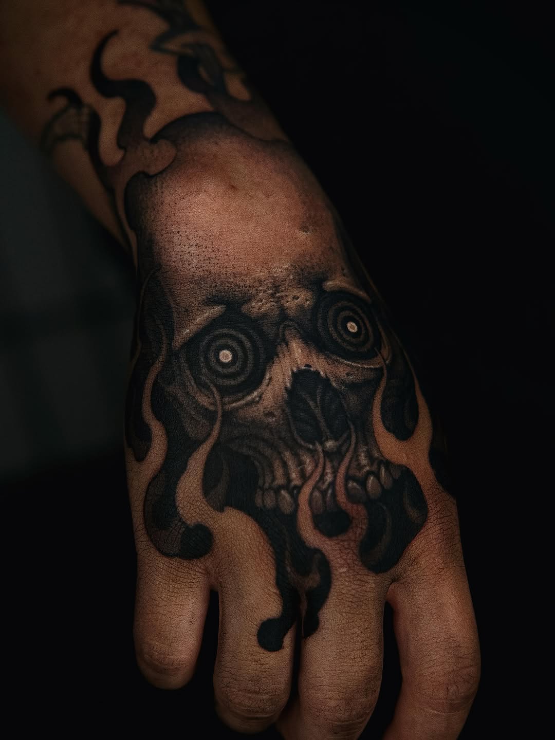 Tattoo by @blxcoxttt — black_and_grey, realism