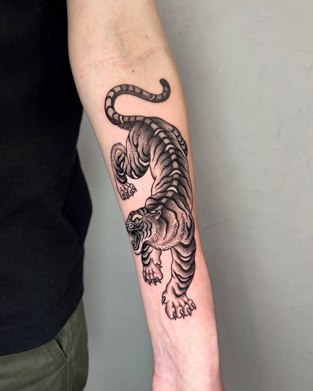 Tattoo by @jae_tatt β dotwork, black_and_grey