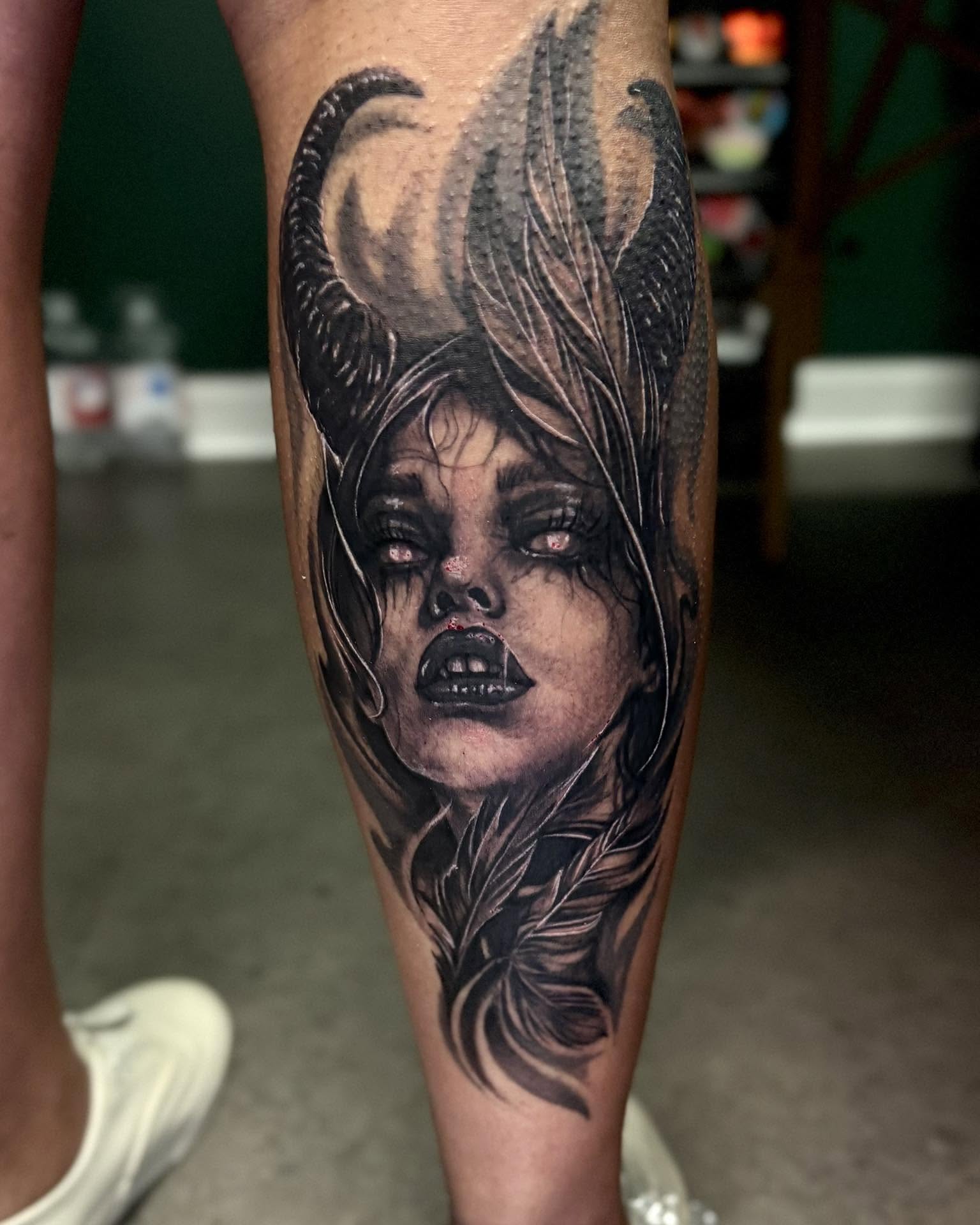 Tattoo by @justin_hofmeister_ — dark_realism