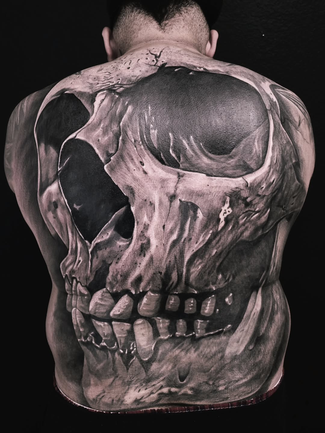 Tattoo by @lmt_customink — realism, black_and_grey