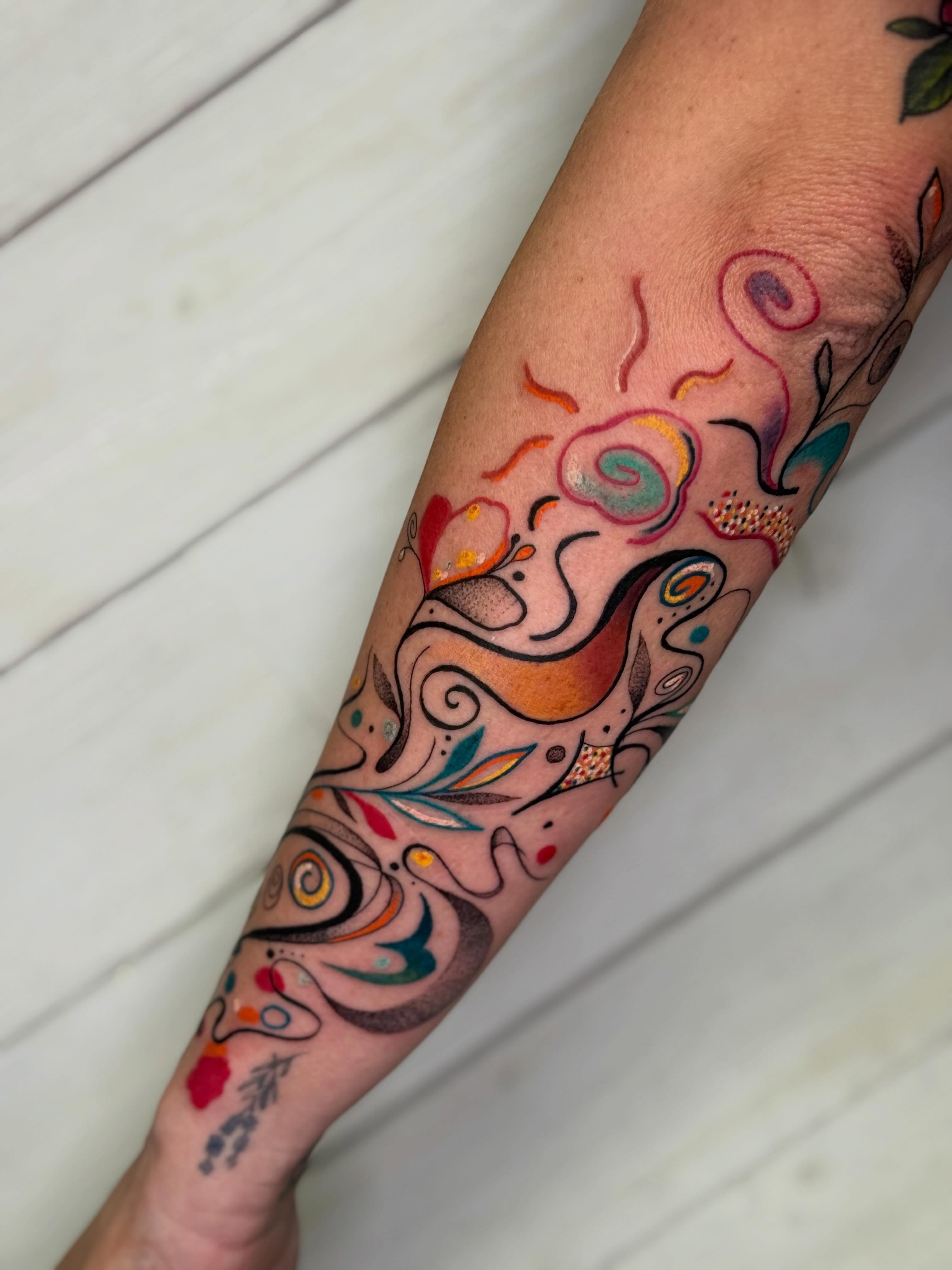 Tattoo by @muridiana — new_school, watercolor
