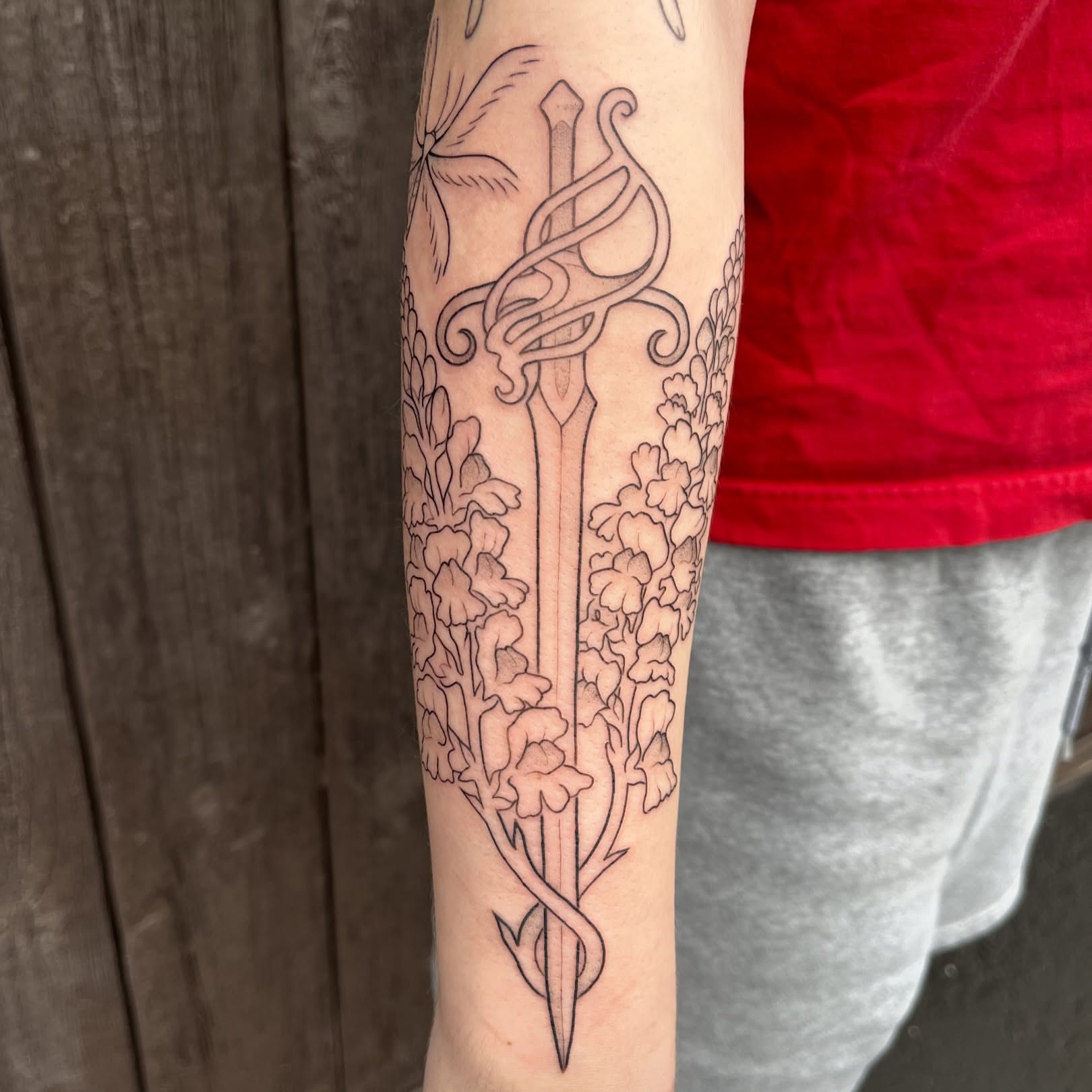 Tattoo by @inkneous — black_and_grey, ornamental