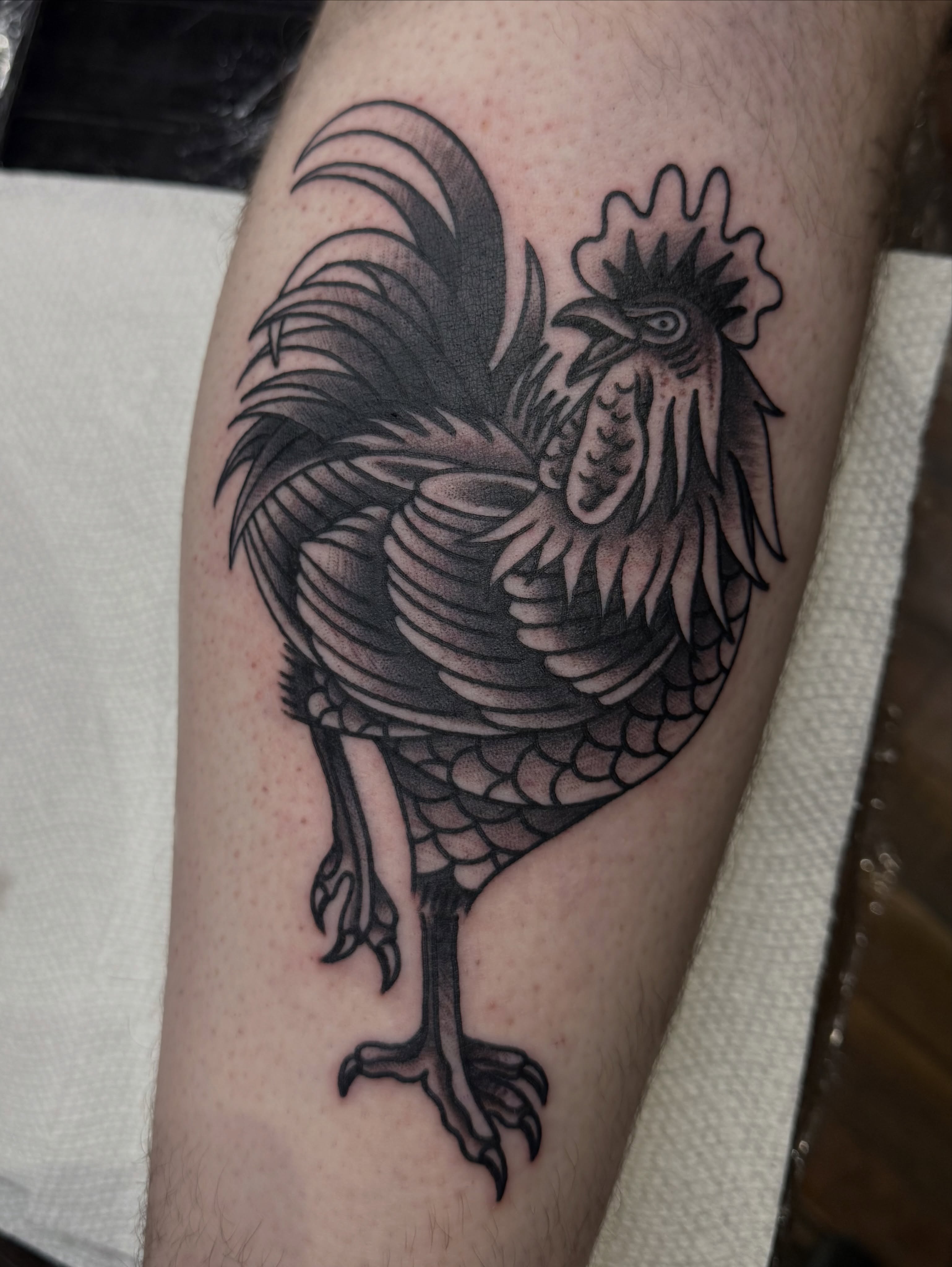 Tattoo by @logansightart — black_and_grey