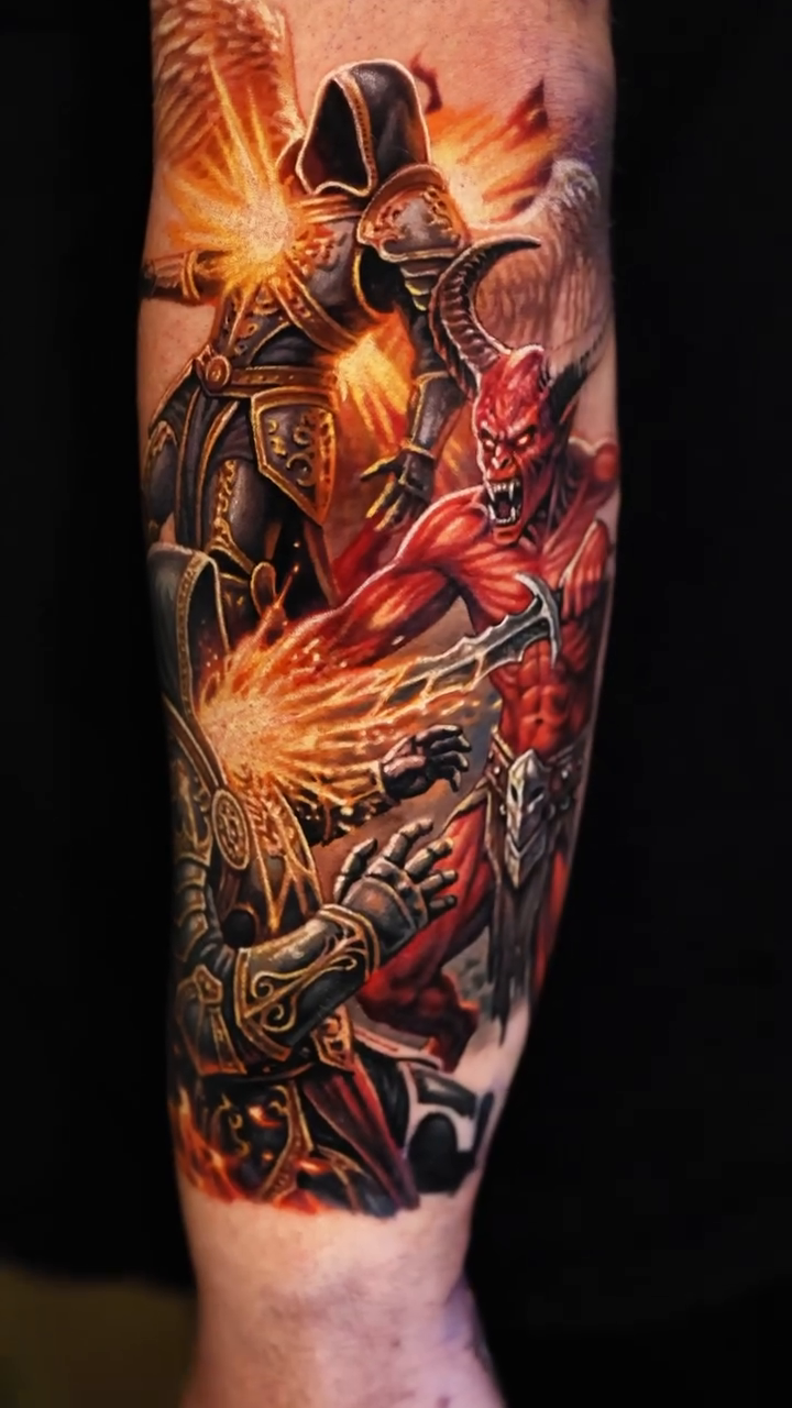Tattoo work at Austin Tattoo Invitational 2026