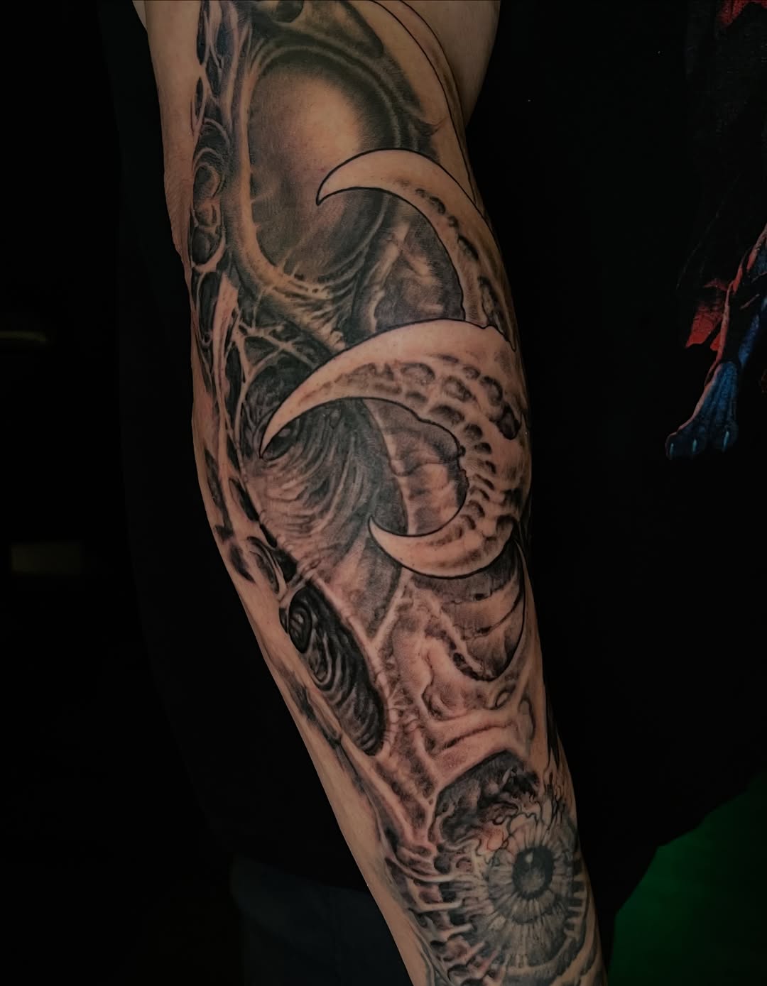 Tattoo by @shainesmithtattoo — dark_realism, black_and_grey