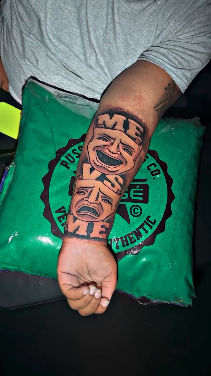Tattoo by @inkfromtyyland — blackwork, lettering_script