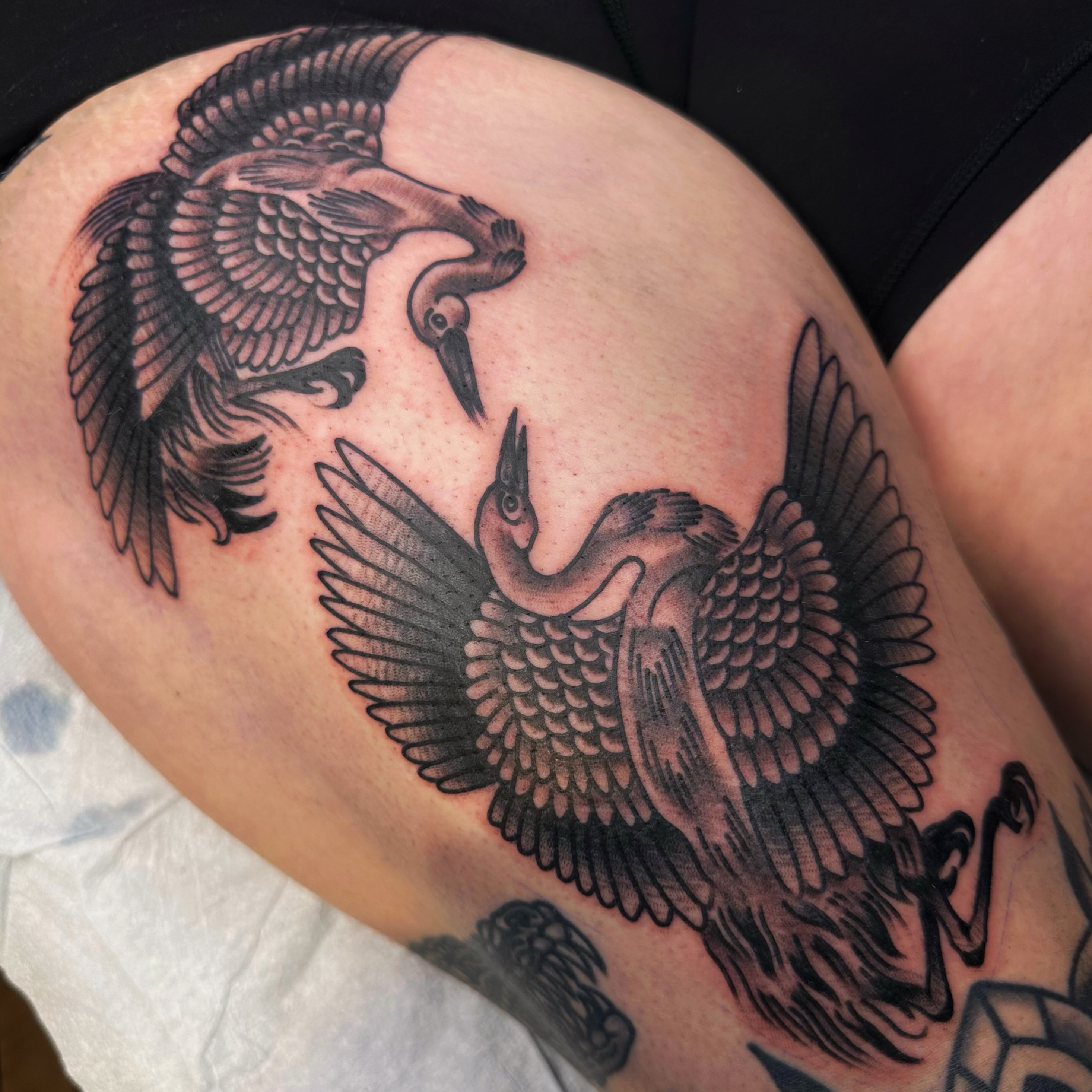 Tattoo by @codydewaldtattooer — black_and_grey