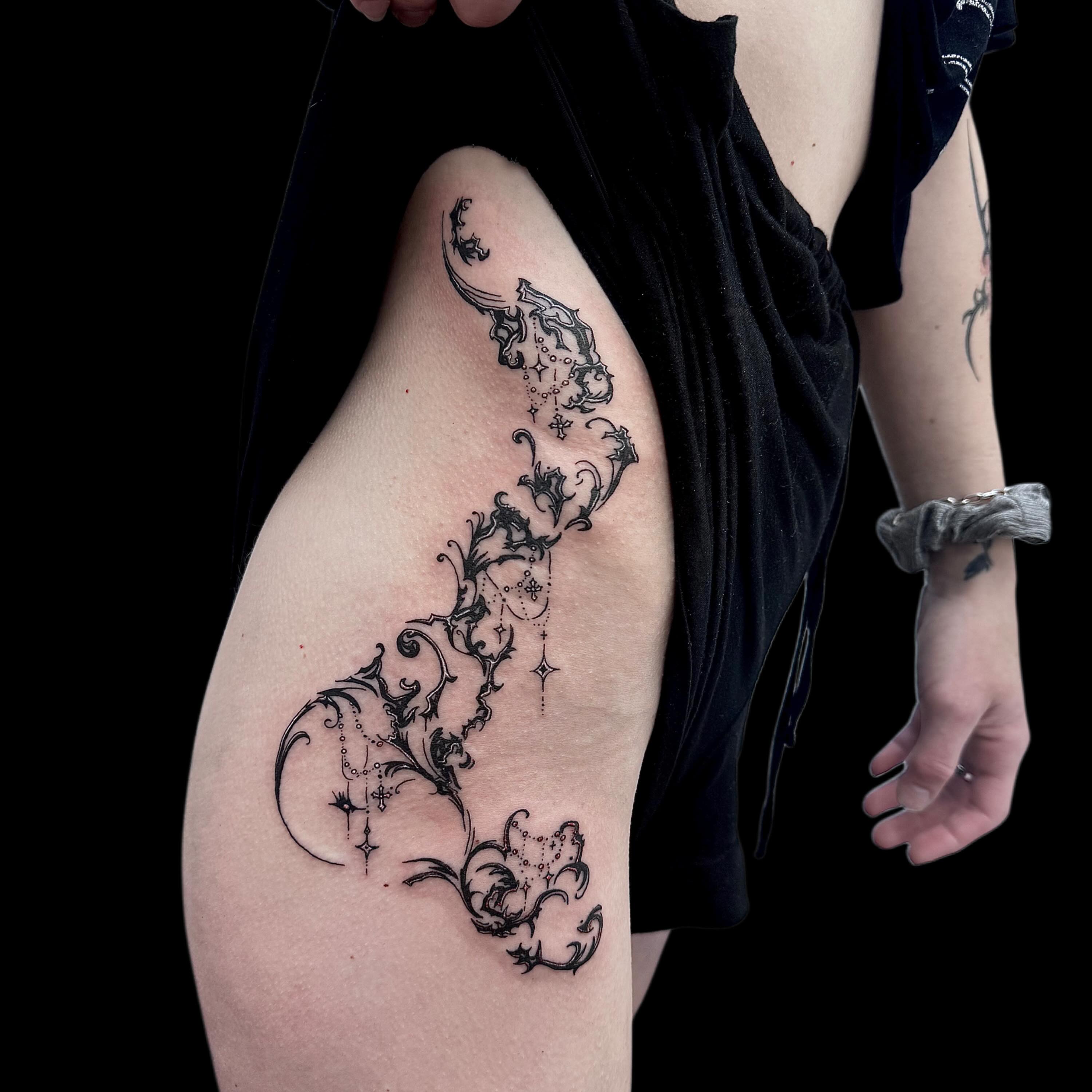 Tattoo by @ashestoashestattoo — ornamental