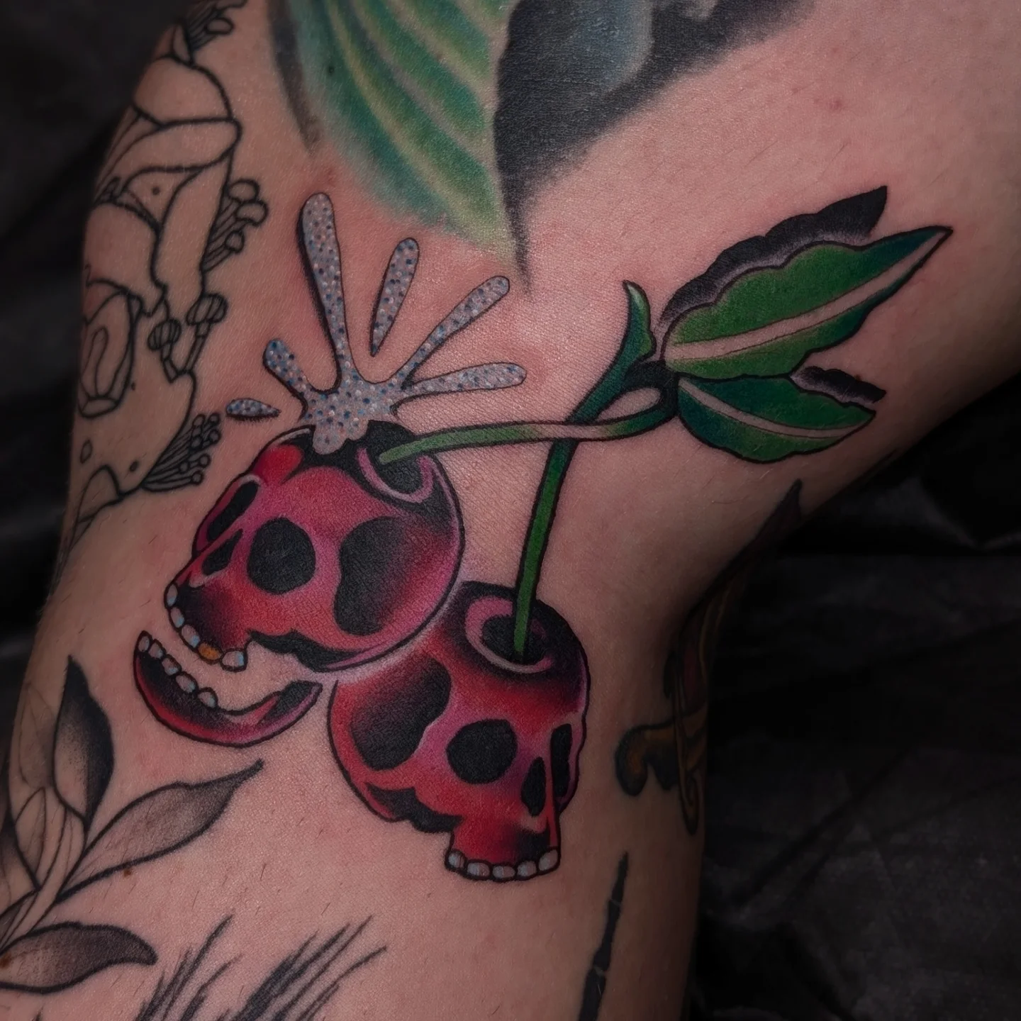 Tattoo by @matchashojo — dotwork