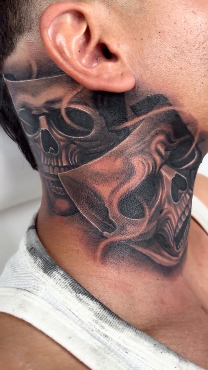 Tattoo by @12gtone — black_and_grey, realism