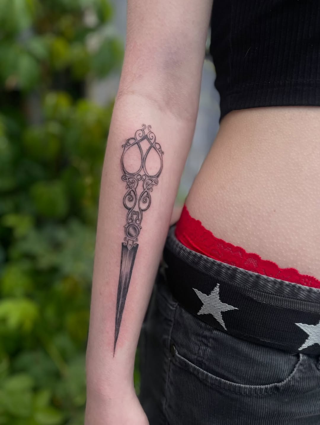 Tattoo by @holy3tattoos — black_and_grey, ornamental