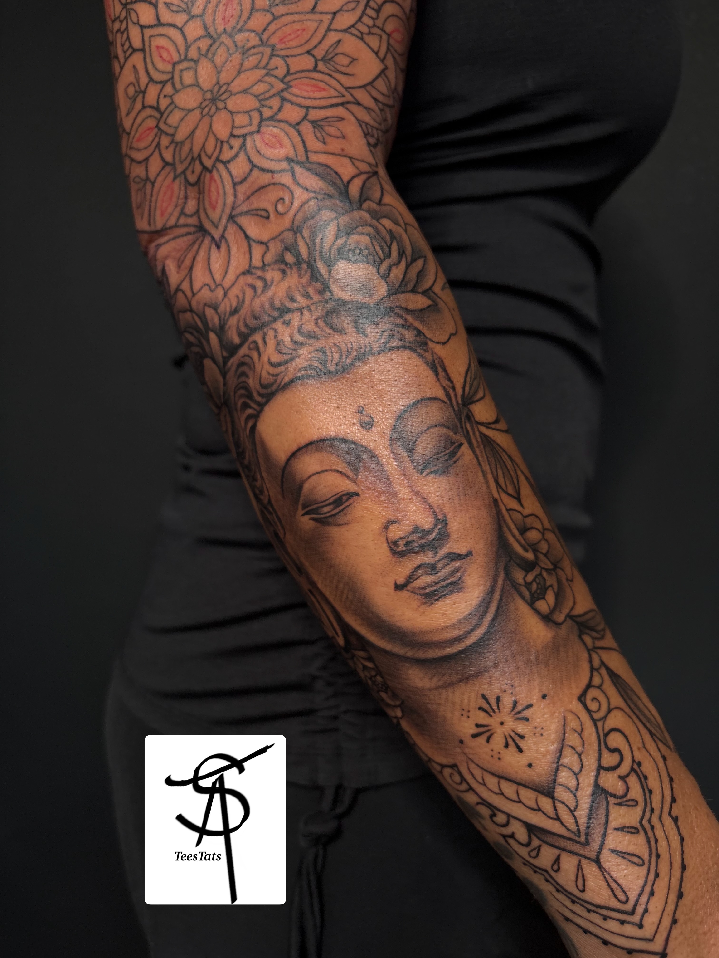 Tattoo by @tatte3_ — black_and_grey, realism