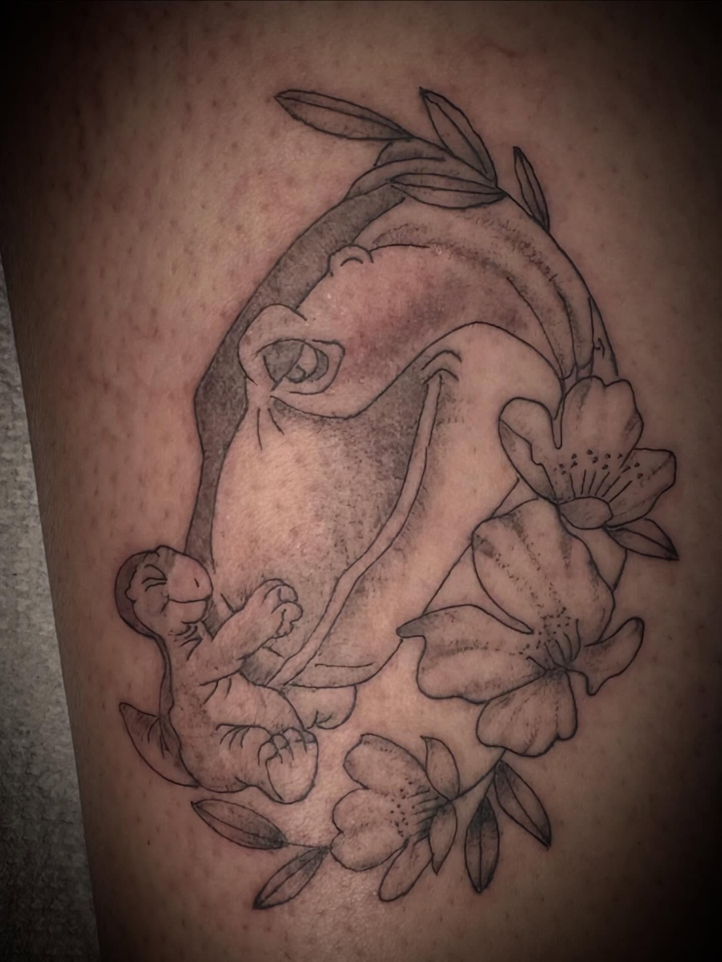 Tattoo by @reds_main_street_tattoo — black_and_grey