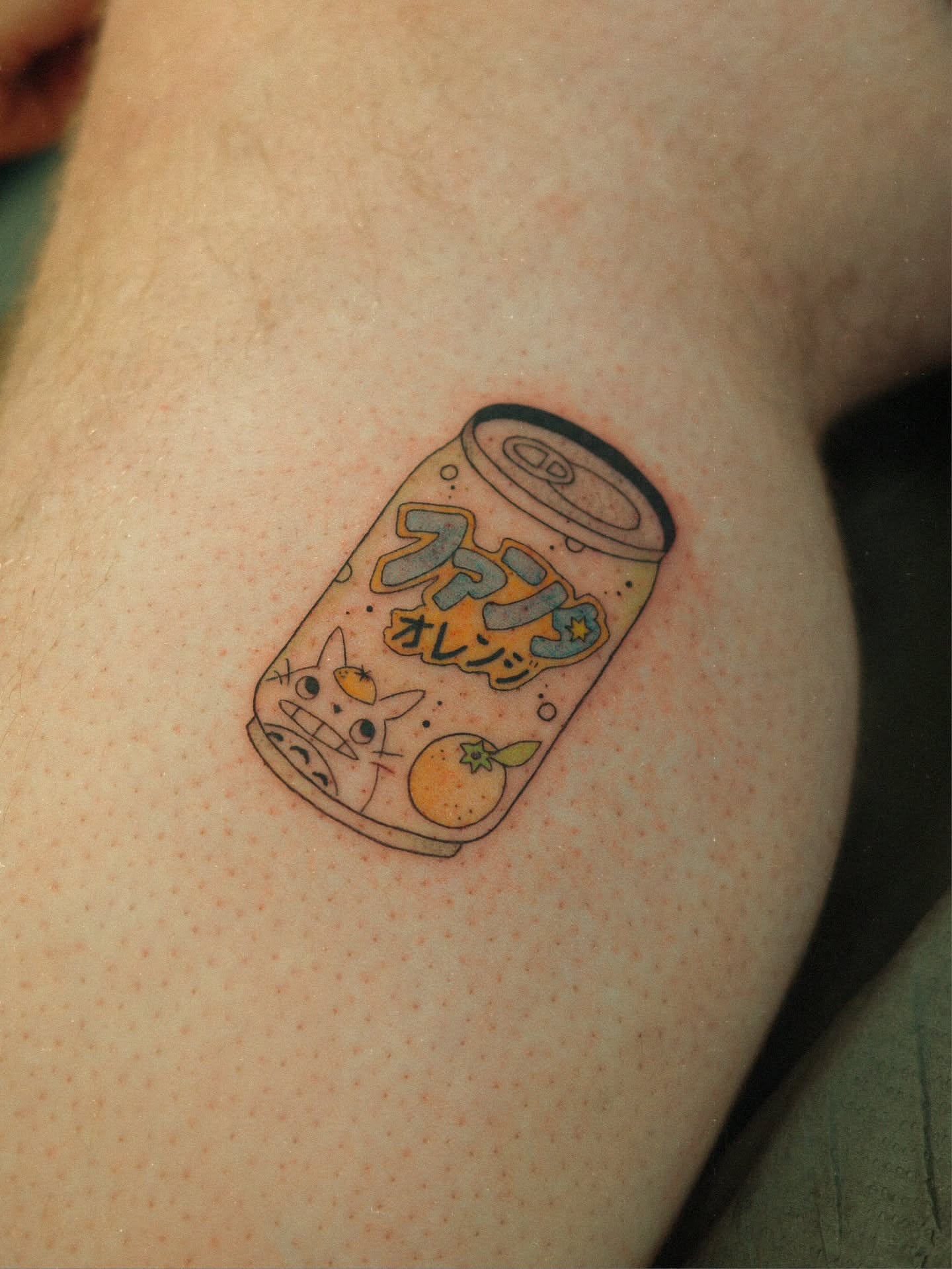 Tattoo by @potat_too_ — dotwork, anime