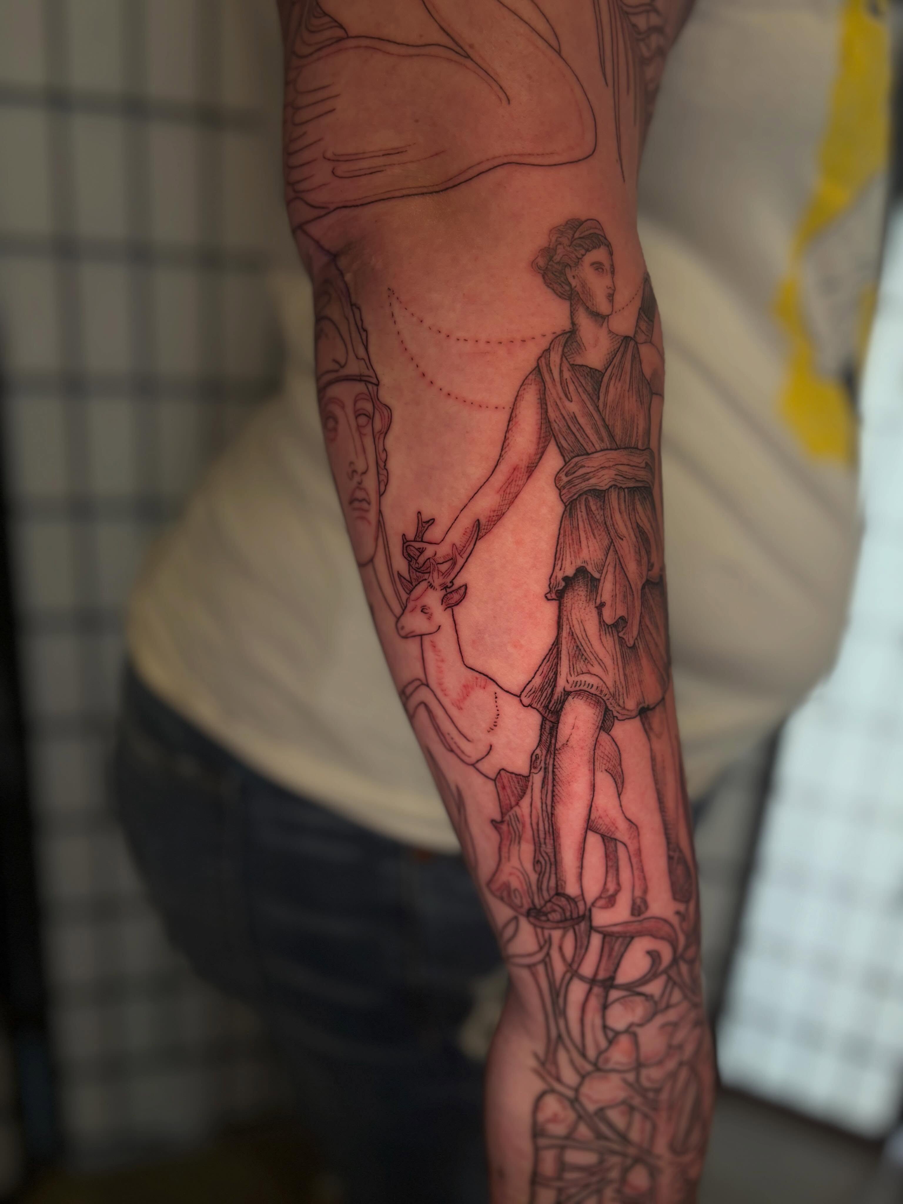 Tattoo by @beckiwilson — black_and_grey