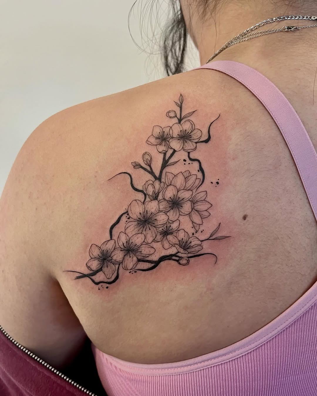 Tattoo by @kite.tattoo_amber — fine_line, black_and_grey