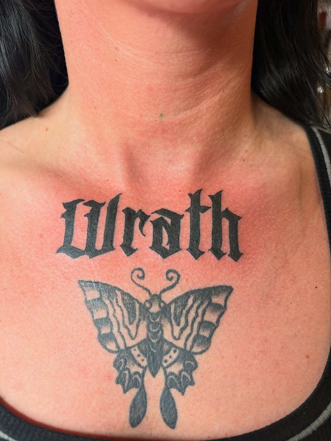 Tattoo by @tallboytatts — lettering_script, american_traditional