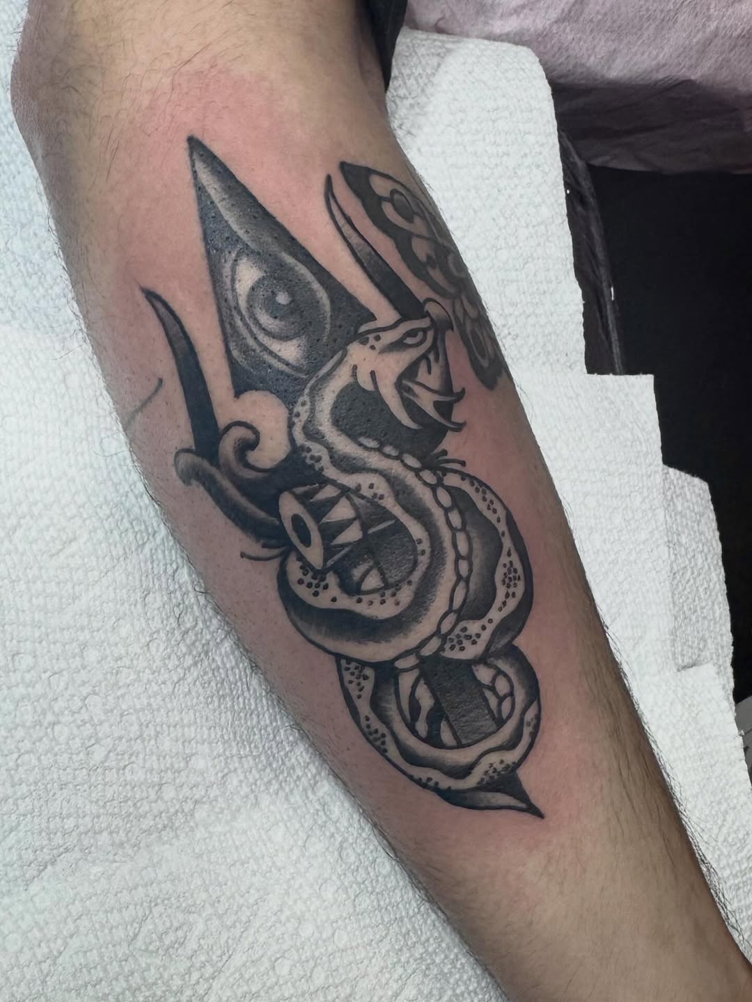 Tattoo by @davidbydave — american_traditional, black_and_grey