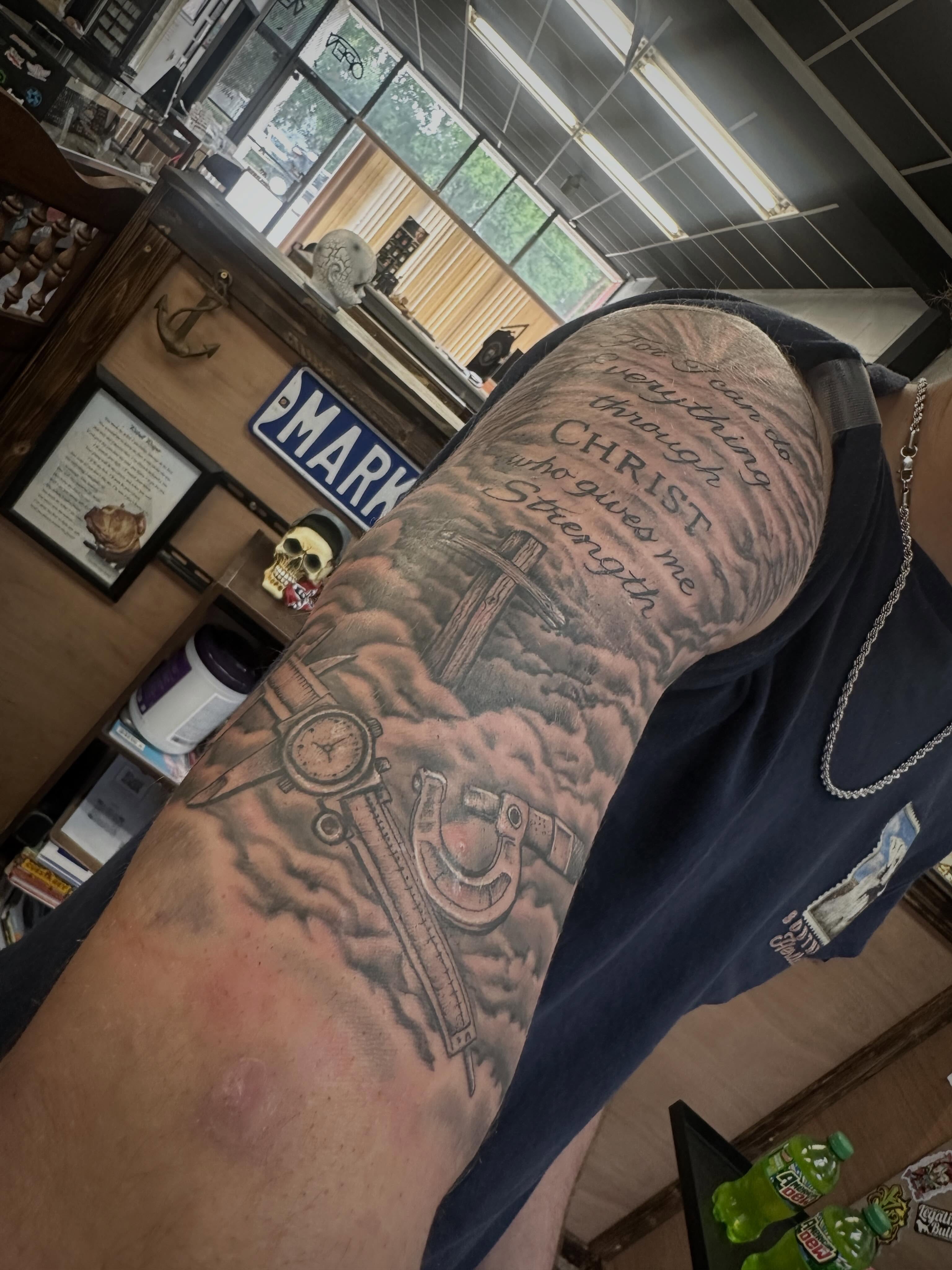 Tattoo by @gaboyzink — black_and_grey